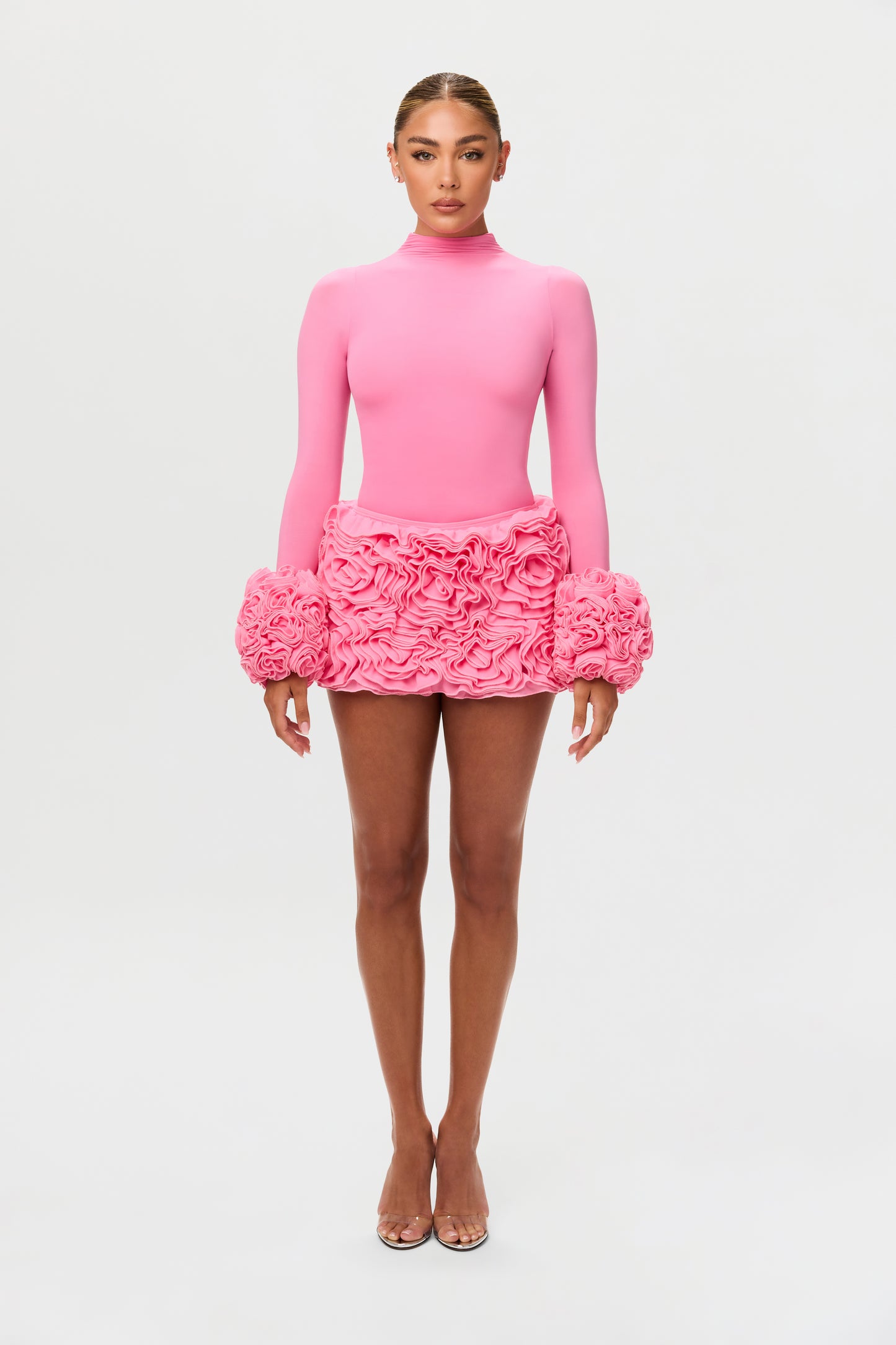 Naked Mock Neck Top