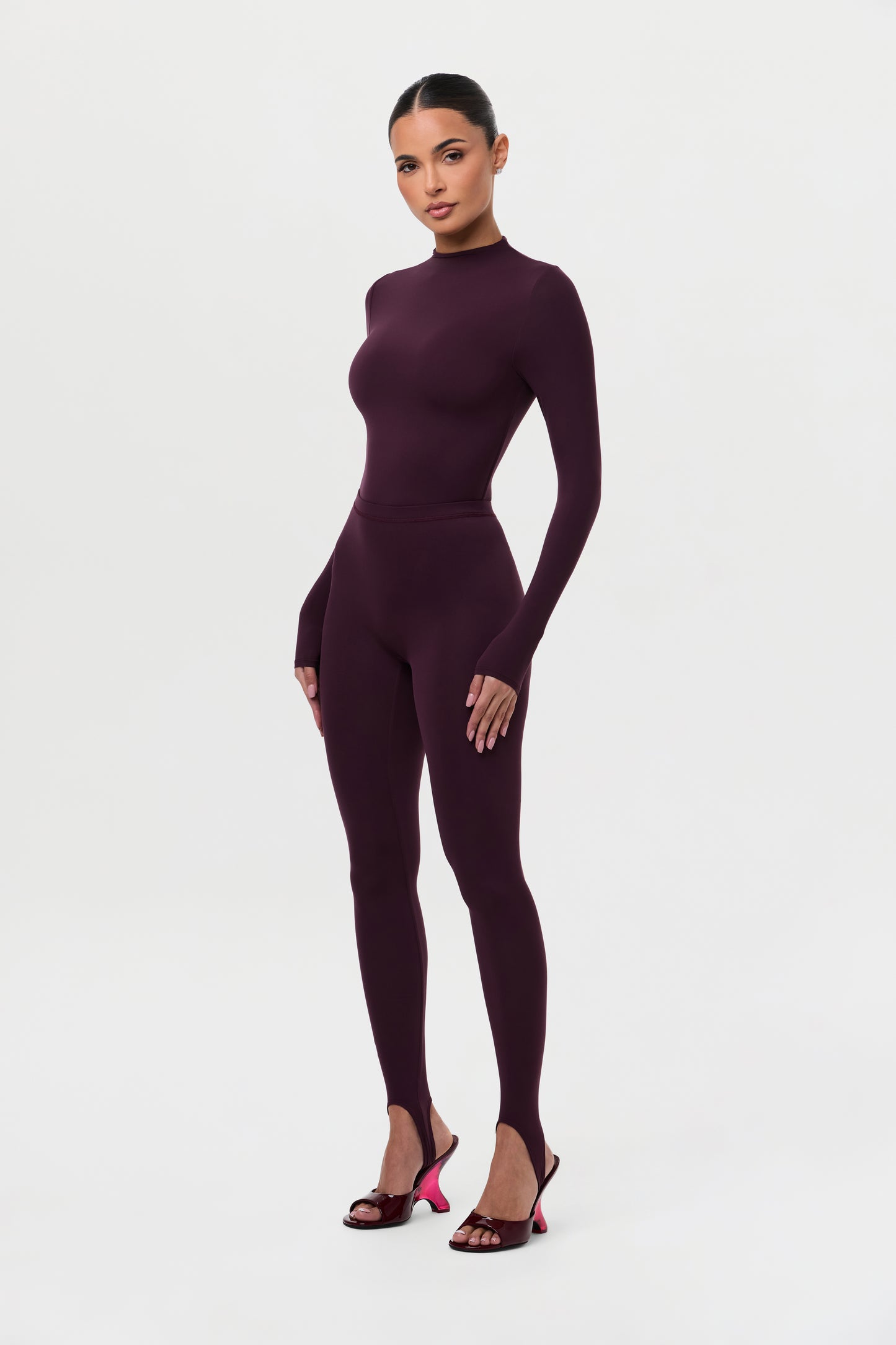 Naked Mock Neck Top