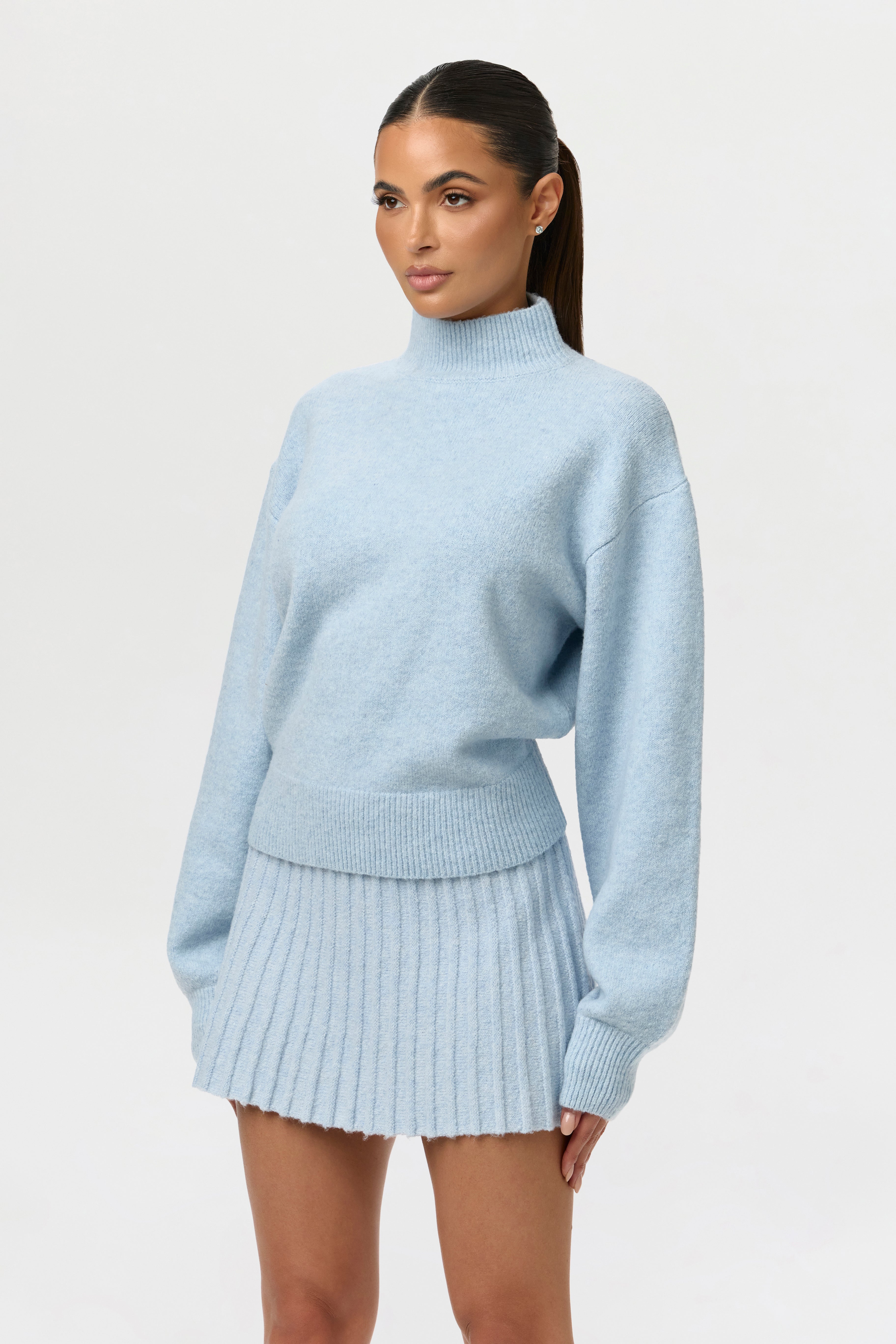 Knit Turtleneck Sweater – Naked Wardrobe