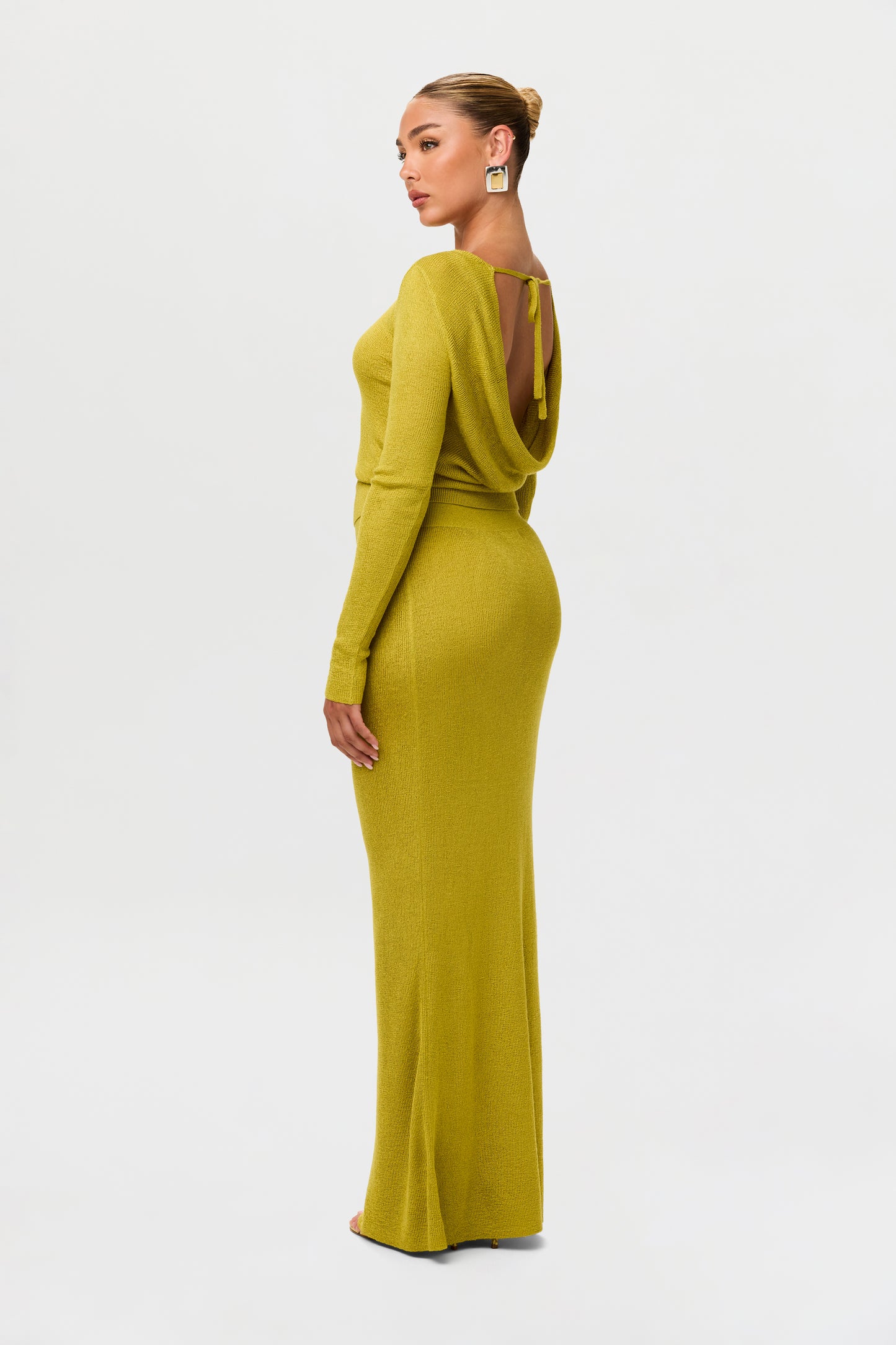 Knit Long Maxi Skirt