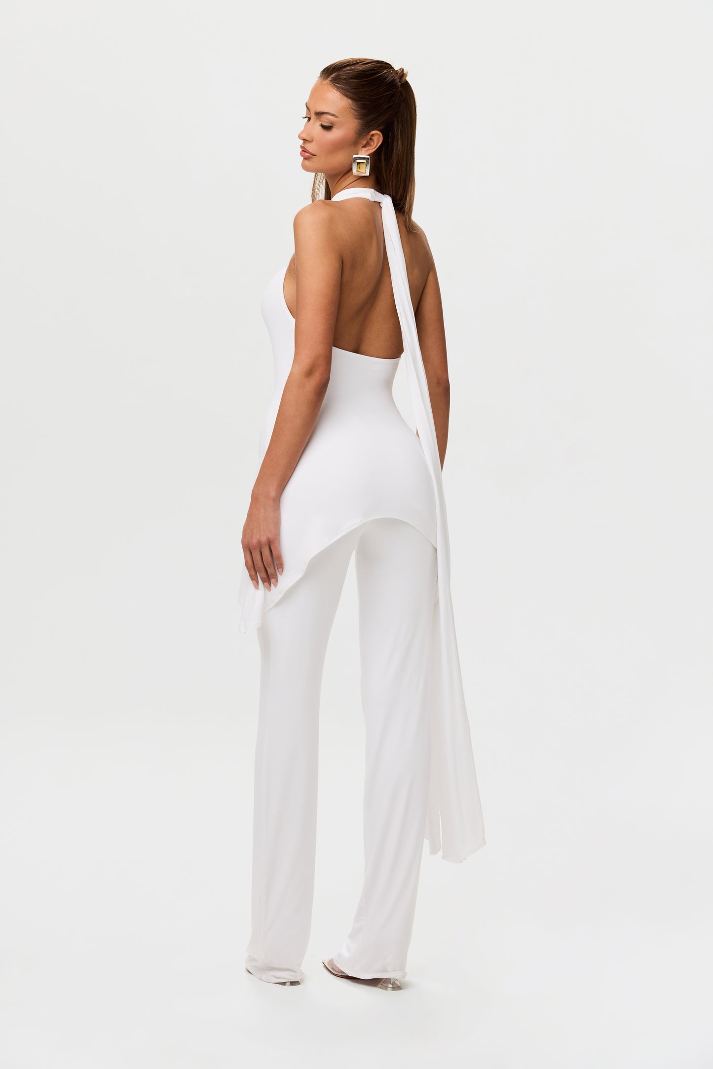 Smooth Halter High-Low Top