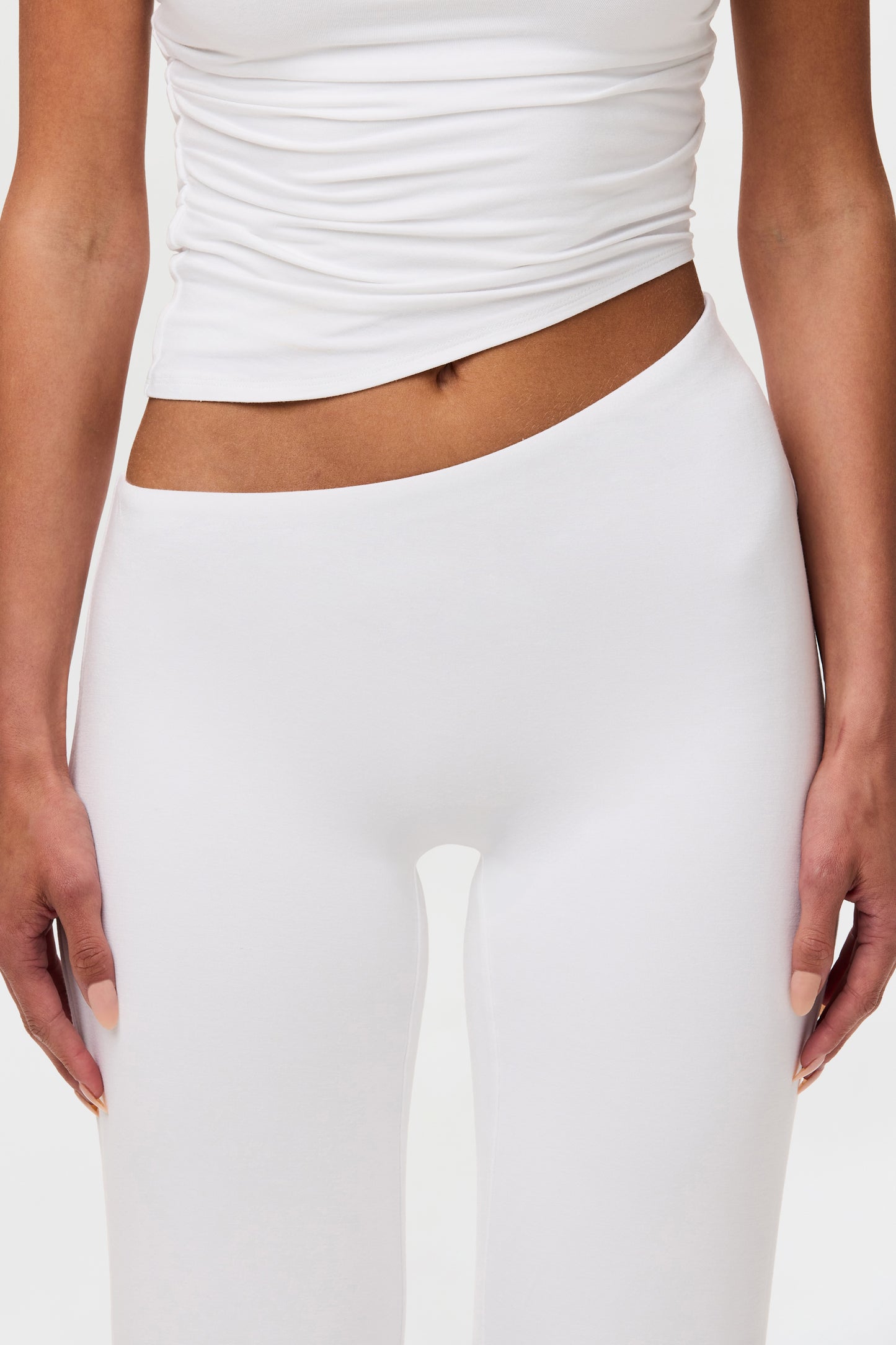 Smooth Asymmetric Bootcut Pant