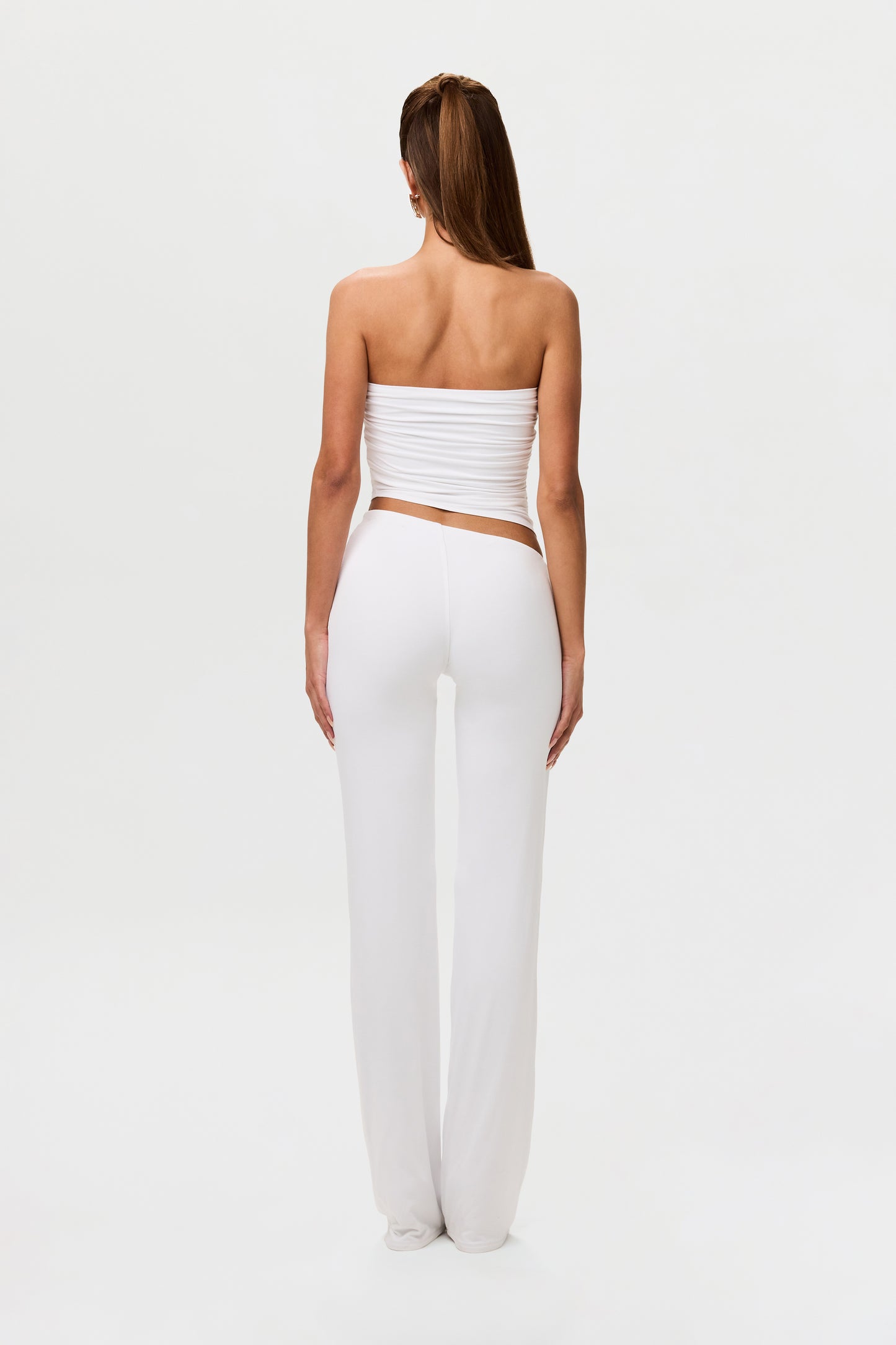 Smooth Asymmetric Bootcut Pant