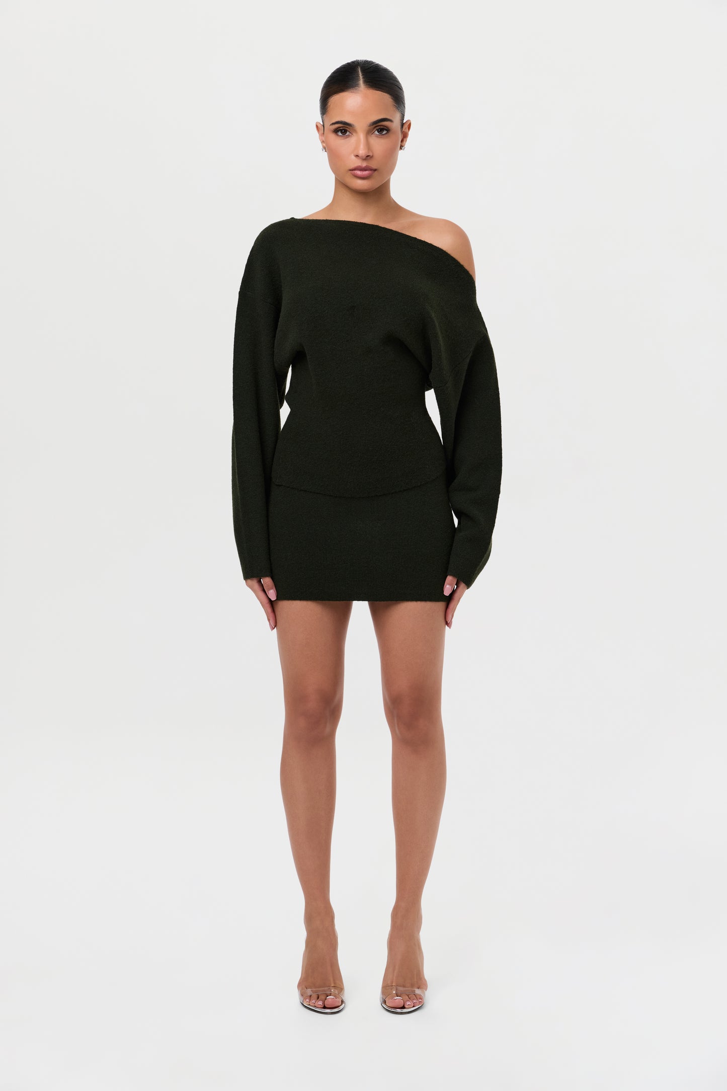 Knit Sweater Mini Skirt