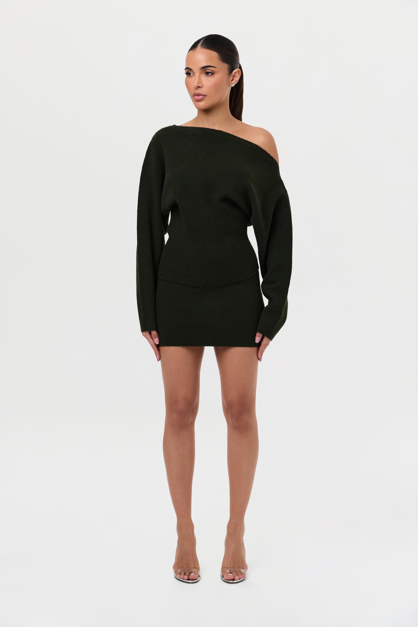 Knit Sweater Mini Skirt