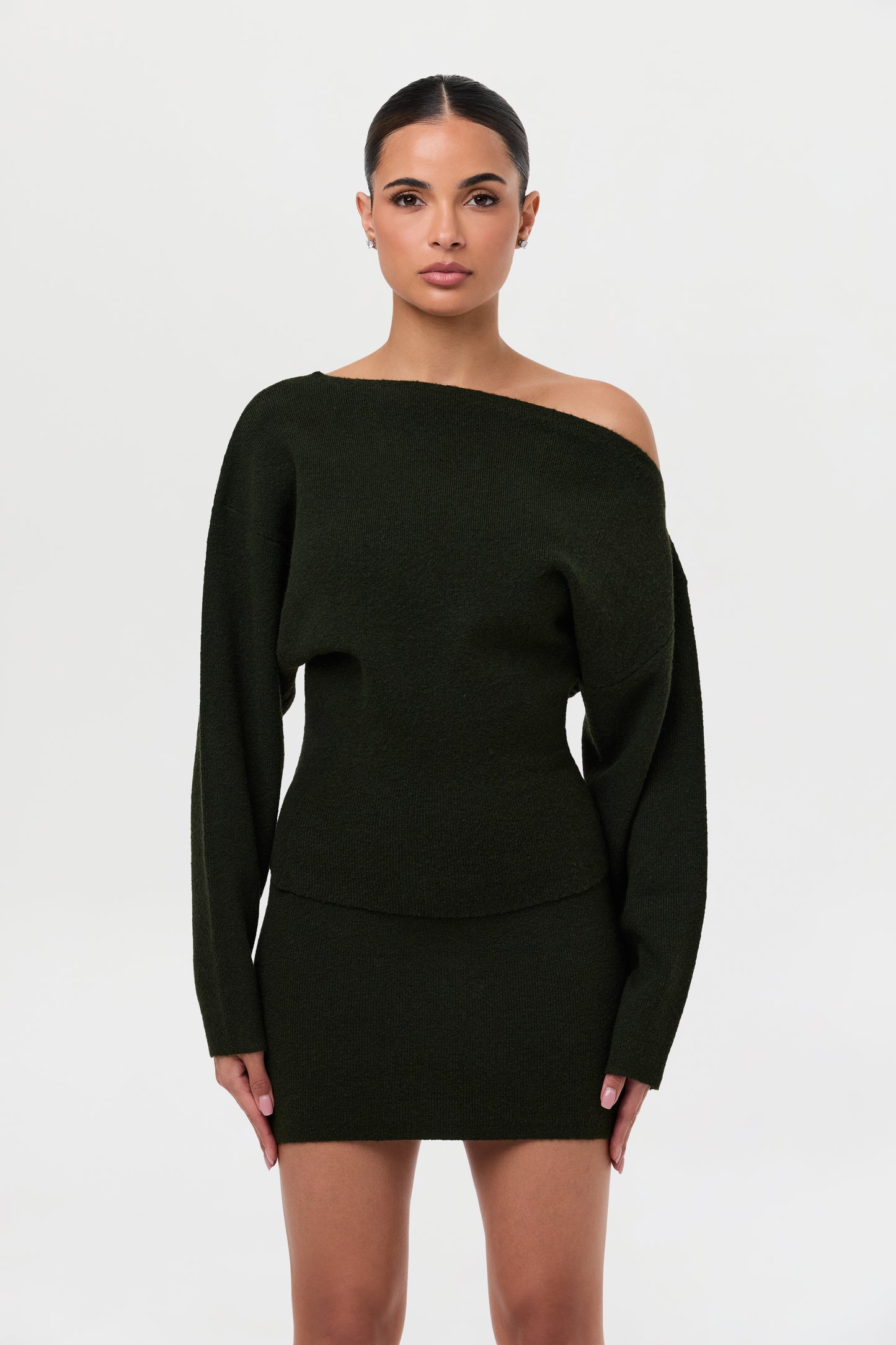 Knit Sweater Mini Skirt