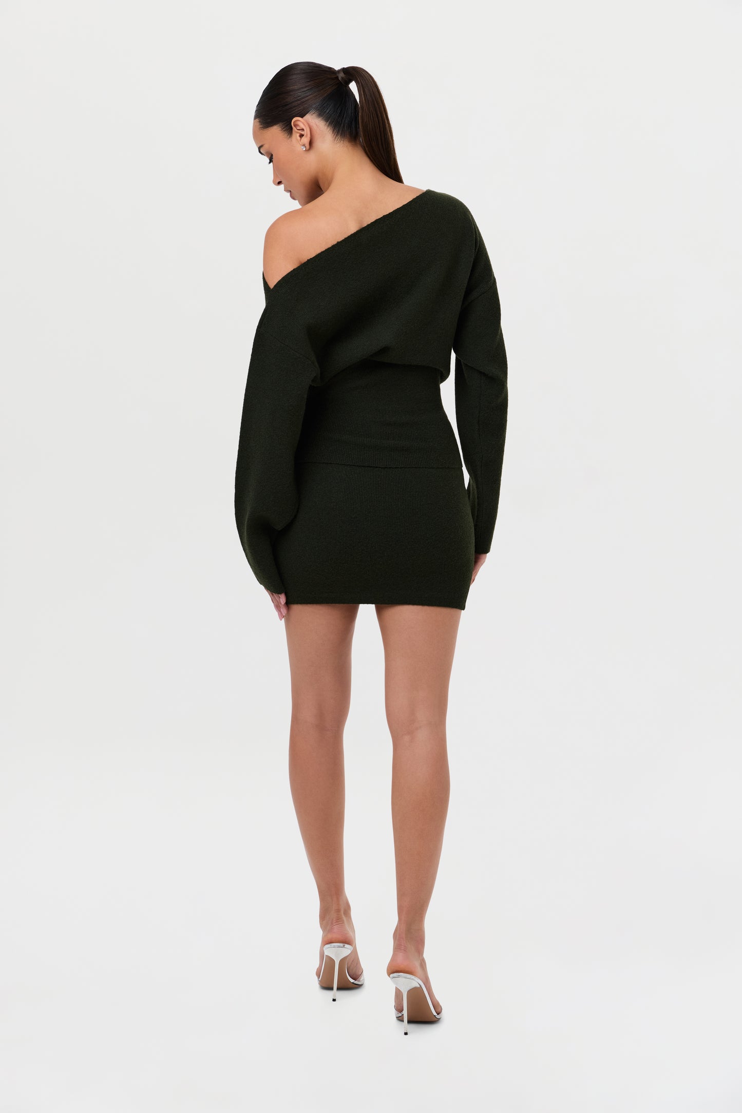 Knit Sweater Mini Skirt