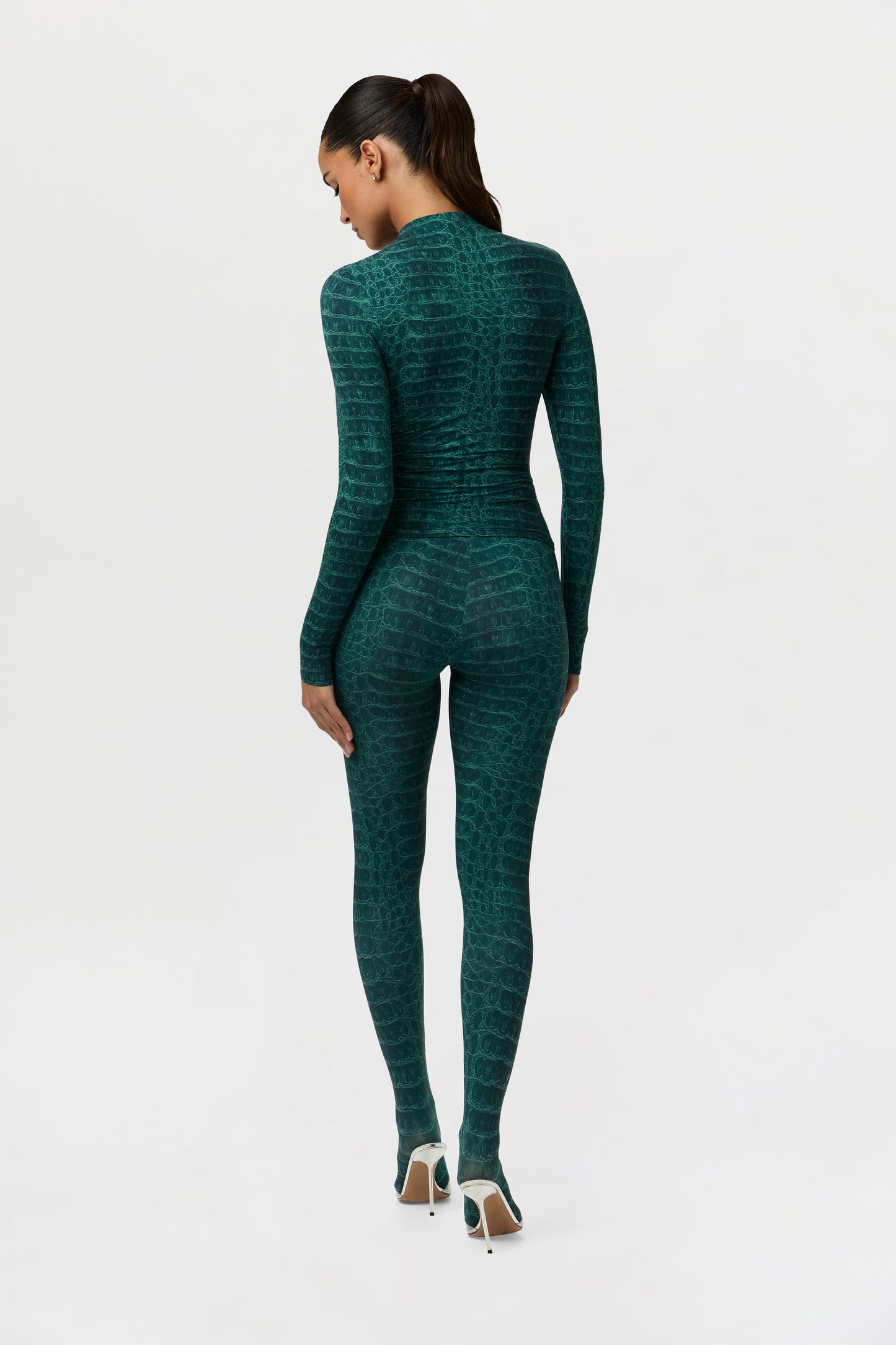 Naked Print Tights Petite