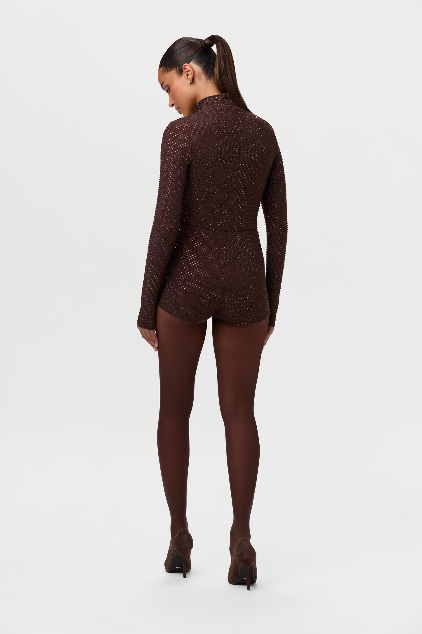 Crystal Turtleneck Top