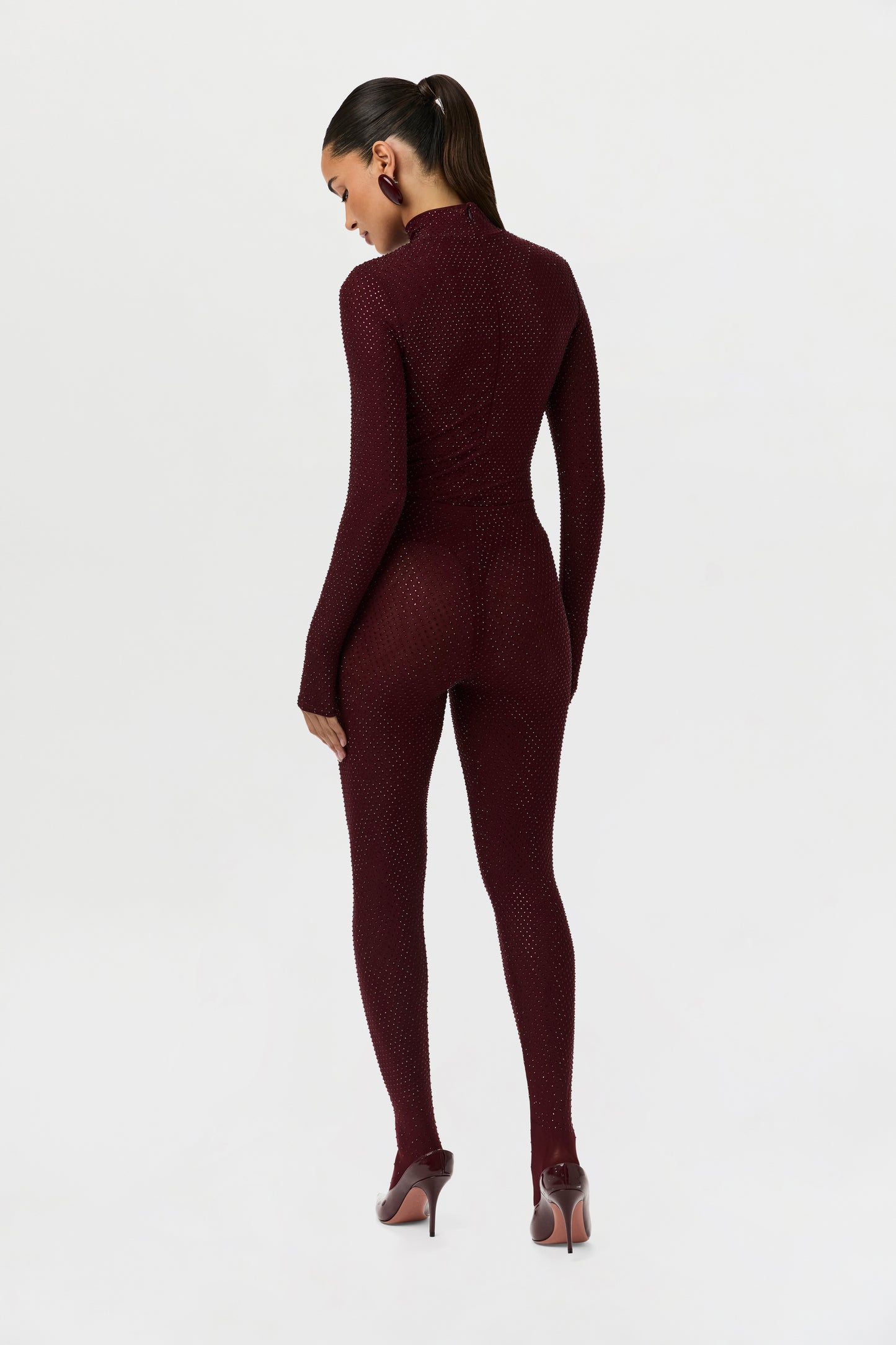 Crystal Turtleneck Top