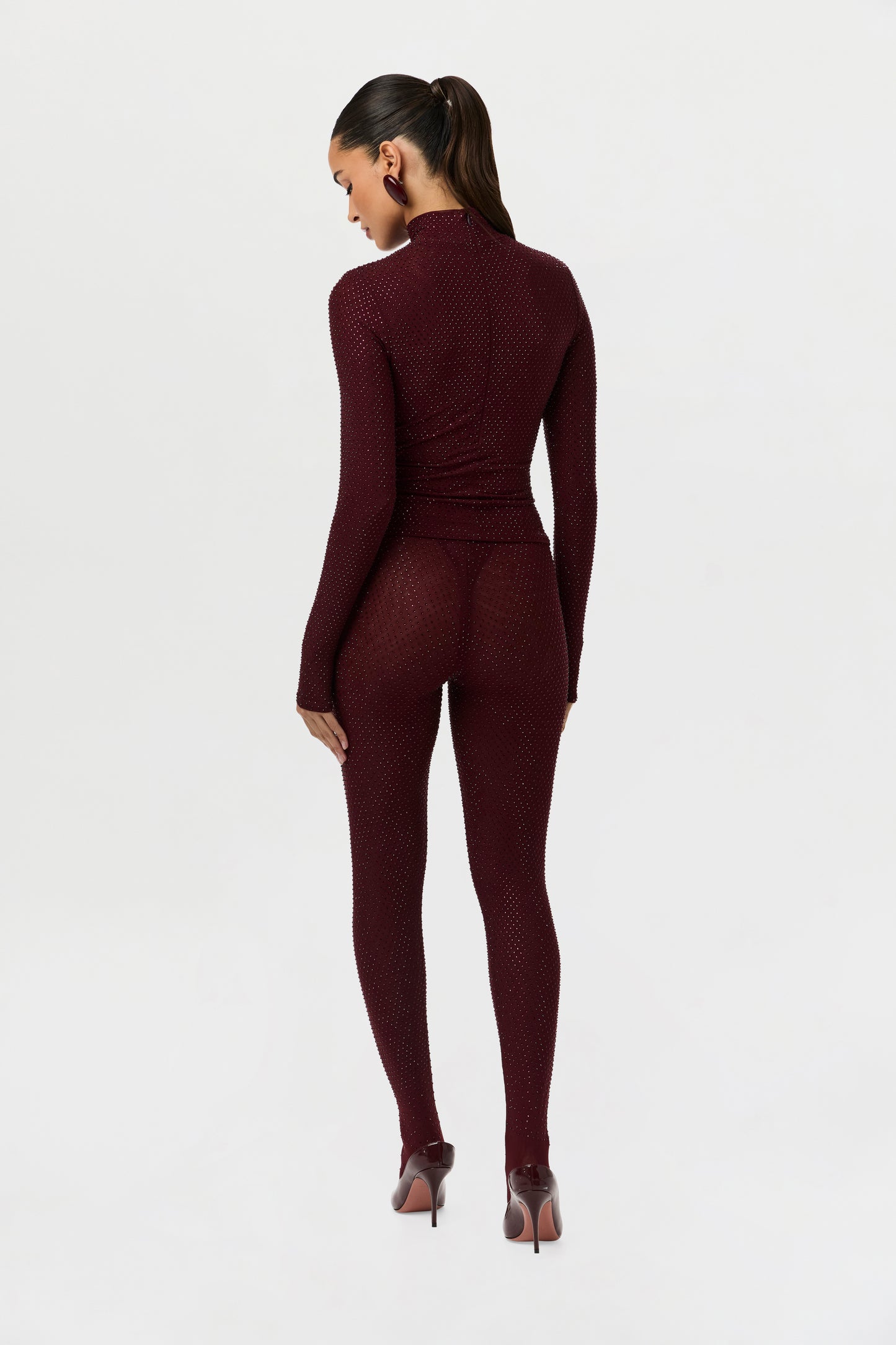 Crystal Turtleneck Top