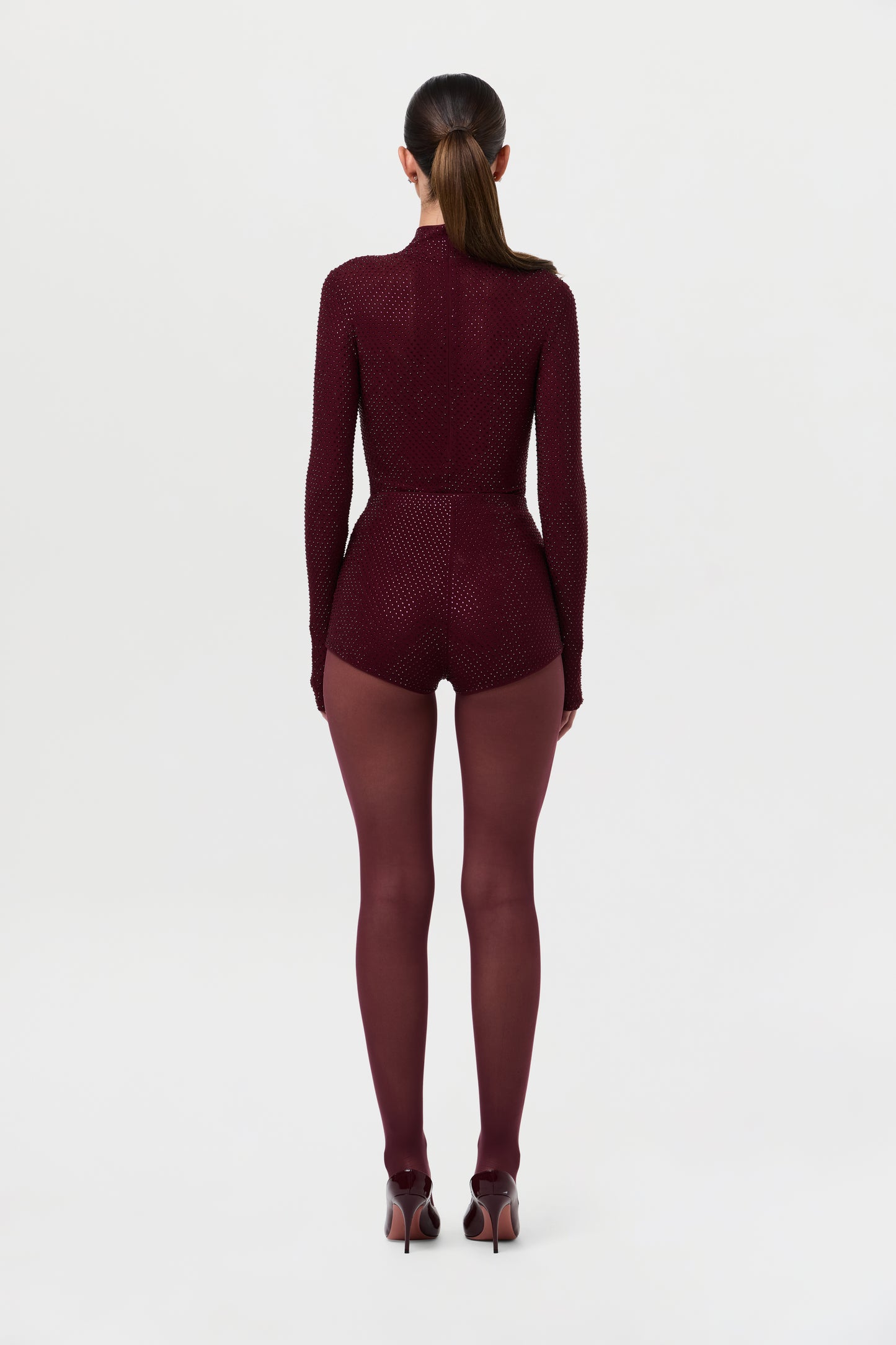 Crystal Turtleneck Top