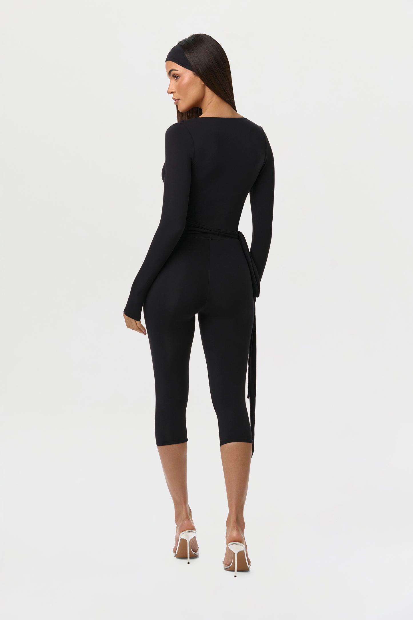 Naked Wrap V-Neck Top