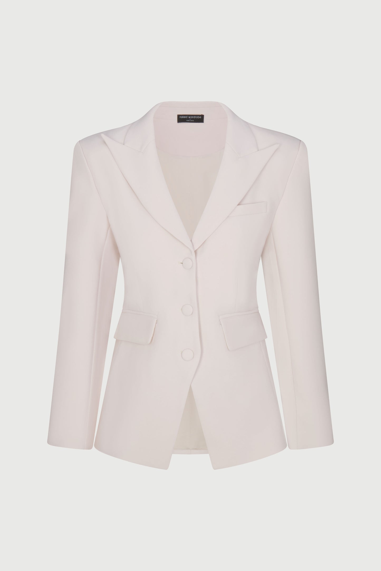 Suiting Power Shoulder Blazer