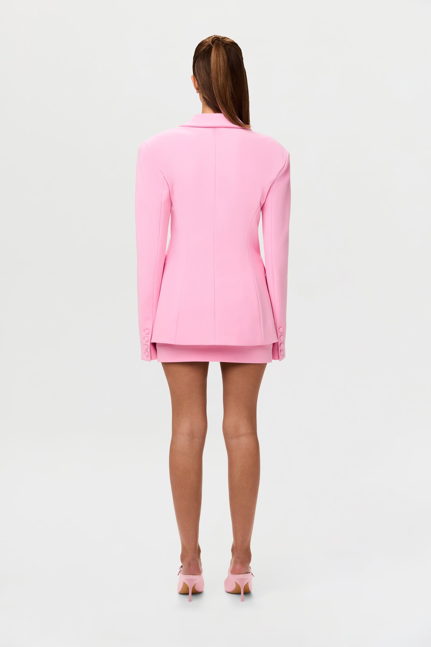 Suiting Power Shoulder Blazer