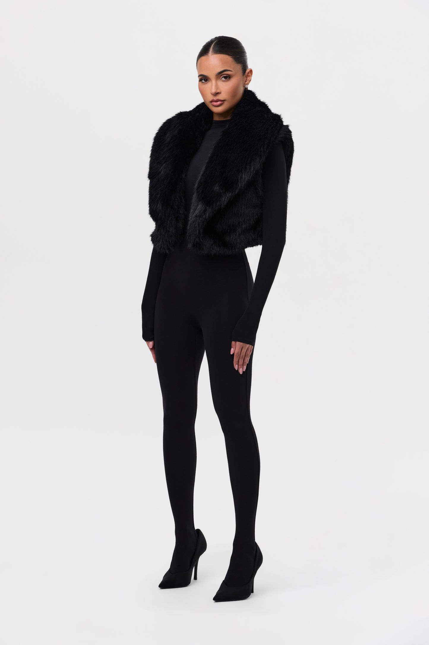 Faux Fur Plush Vest
