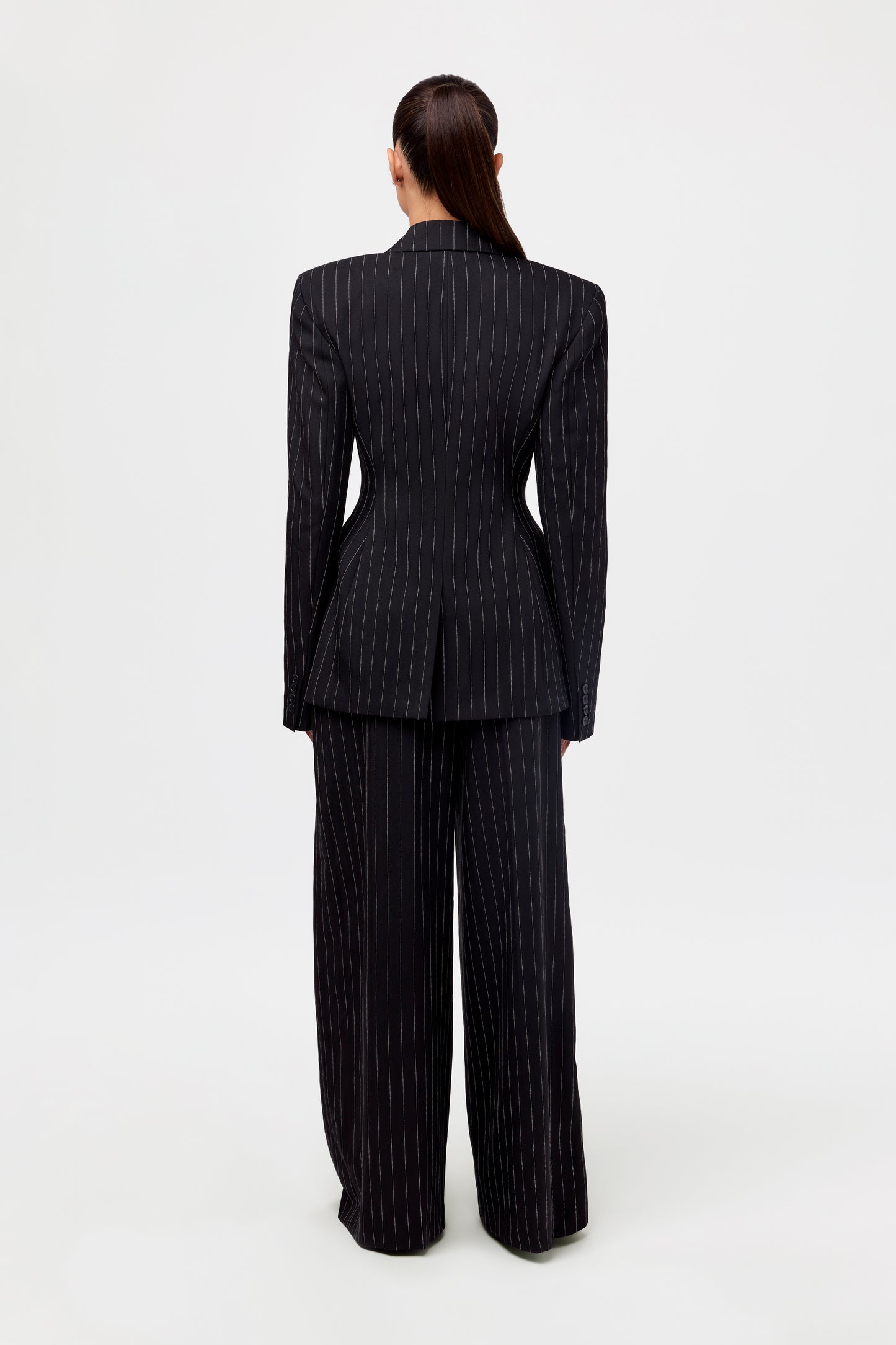 Pinstripe Suited Blazer