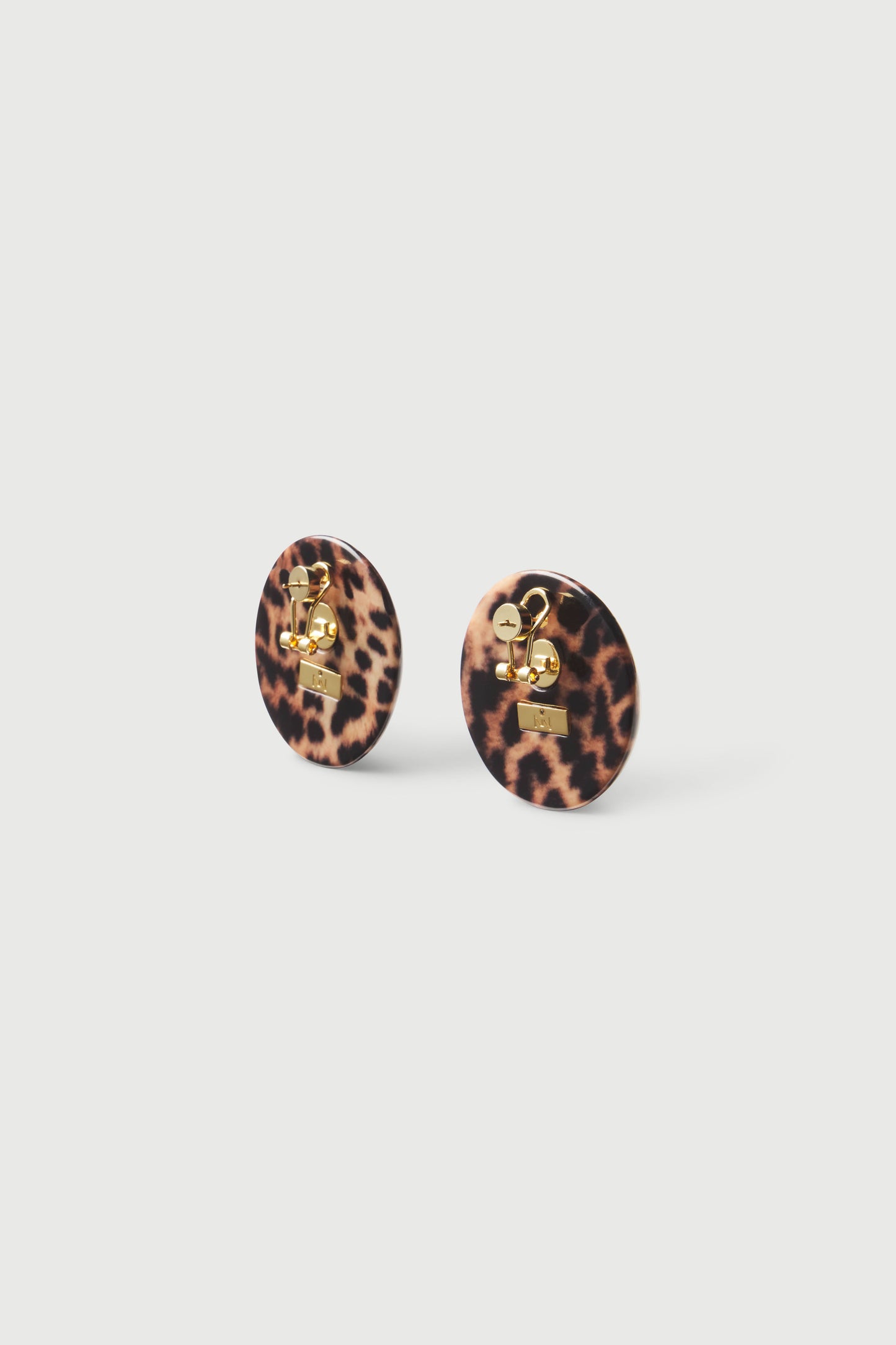 Resin Round Earrings