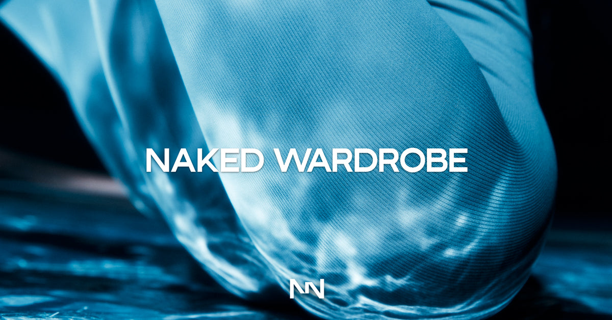 Naked Wardrobe Swim Blue Smoke String Bikini - Depop