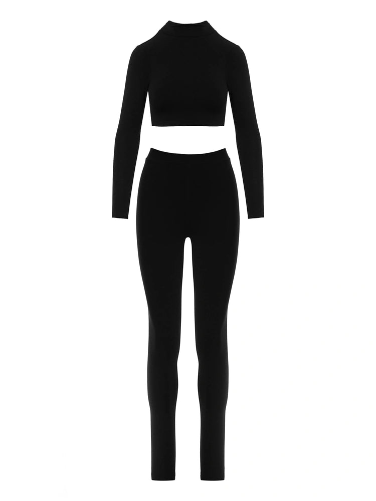 The NW Tight & Turtleneck Set - Women's Clothing Sets