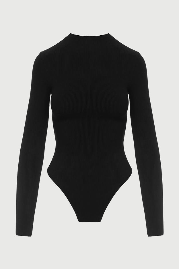 Snatched Raw Edge Bodysuit