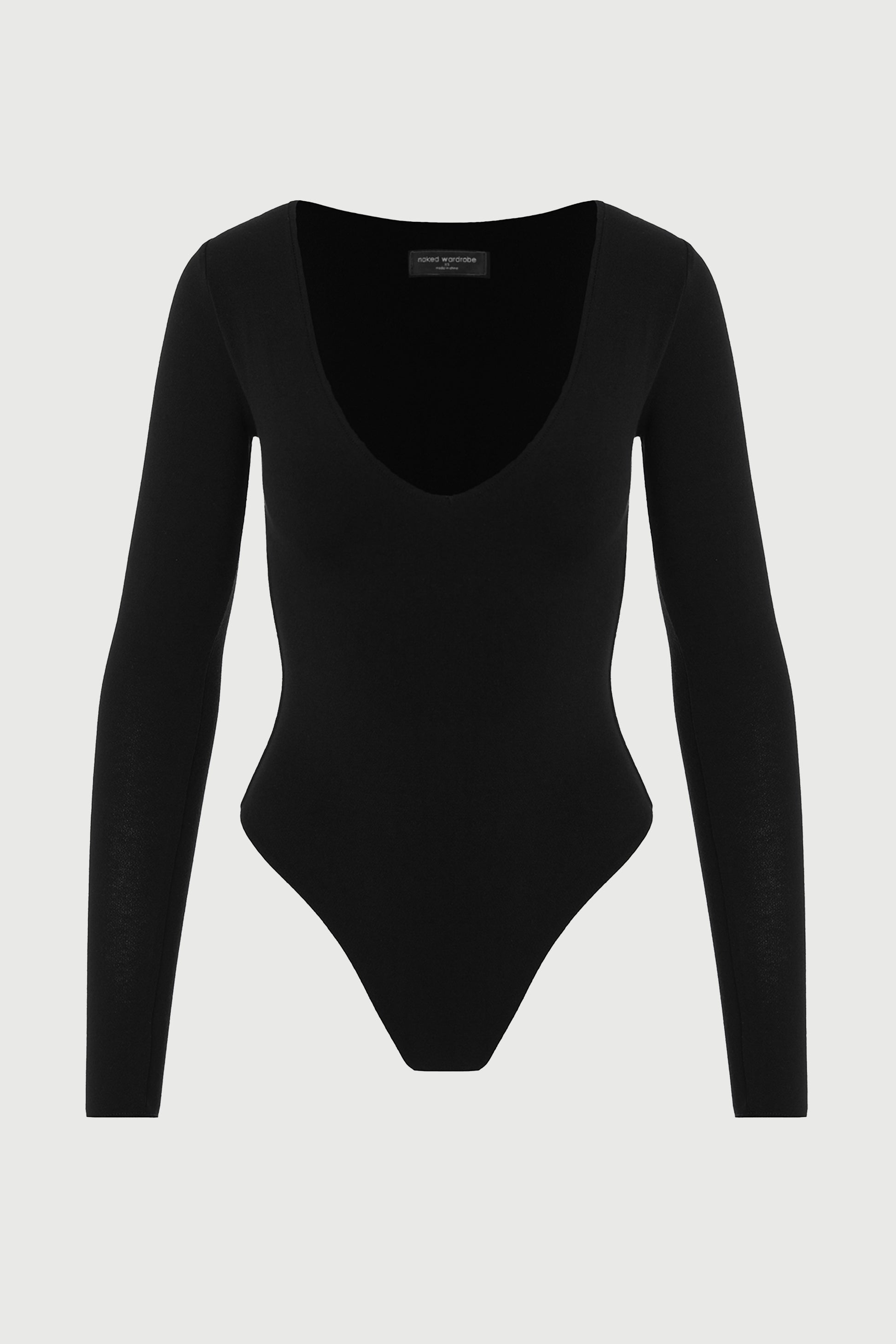 NW V-Neck Bodysuit – Naked Wardrobe