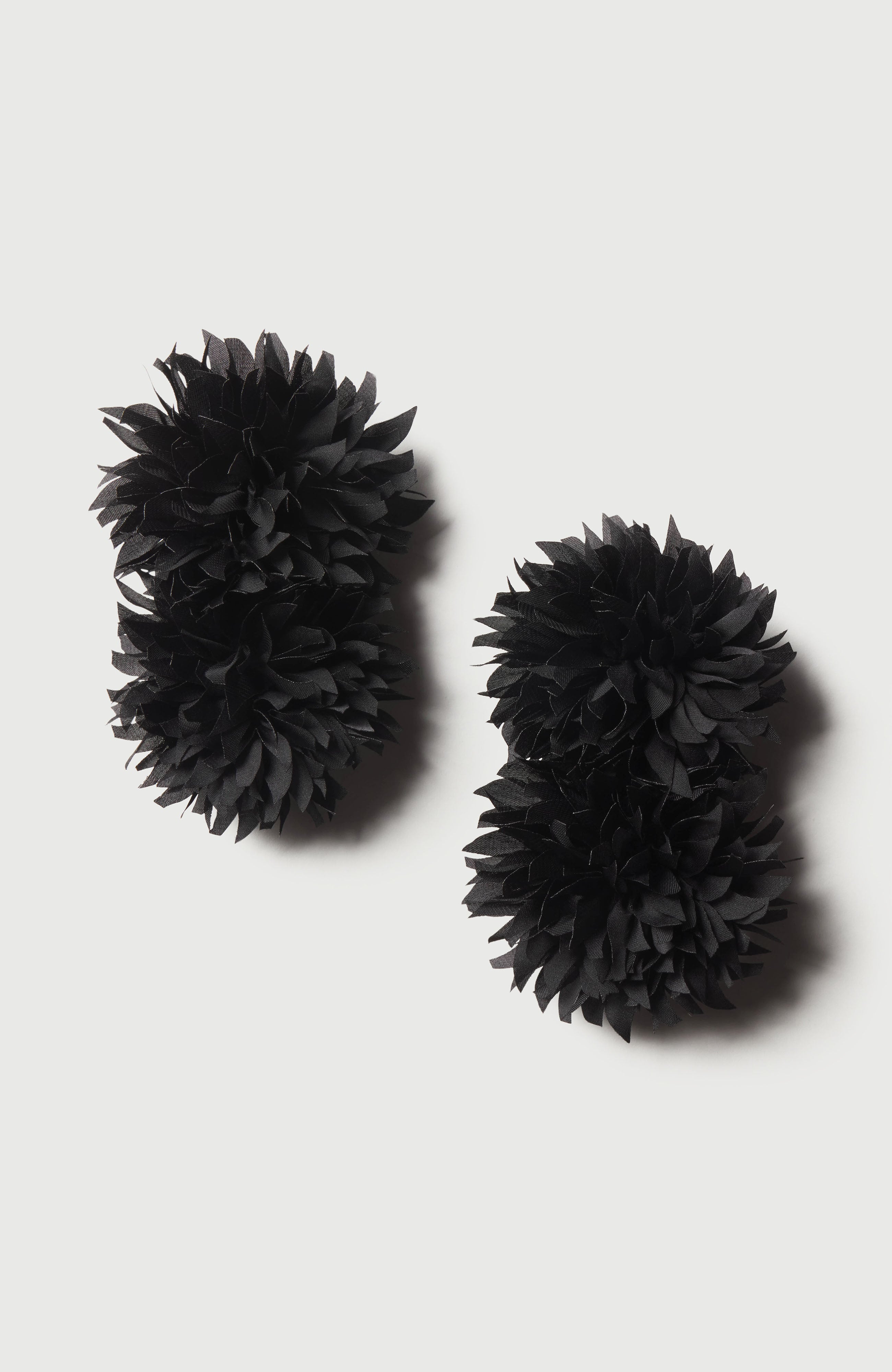 Floral Dual Tier Drop Earrings