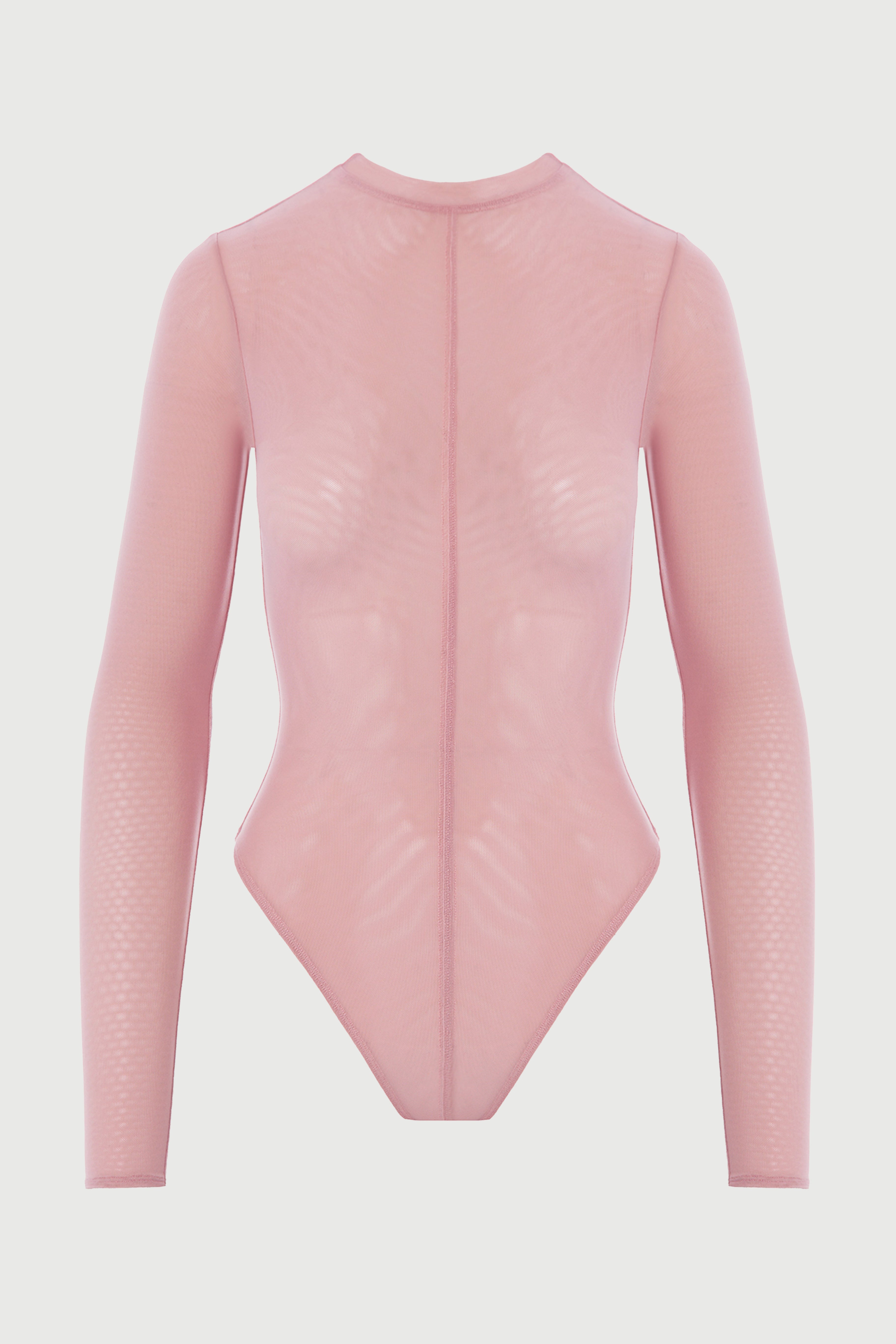 Mesh Crewneck Bodysuit