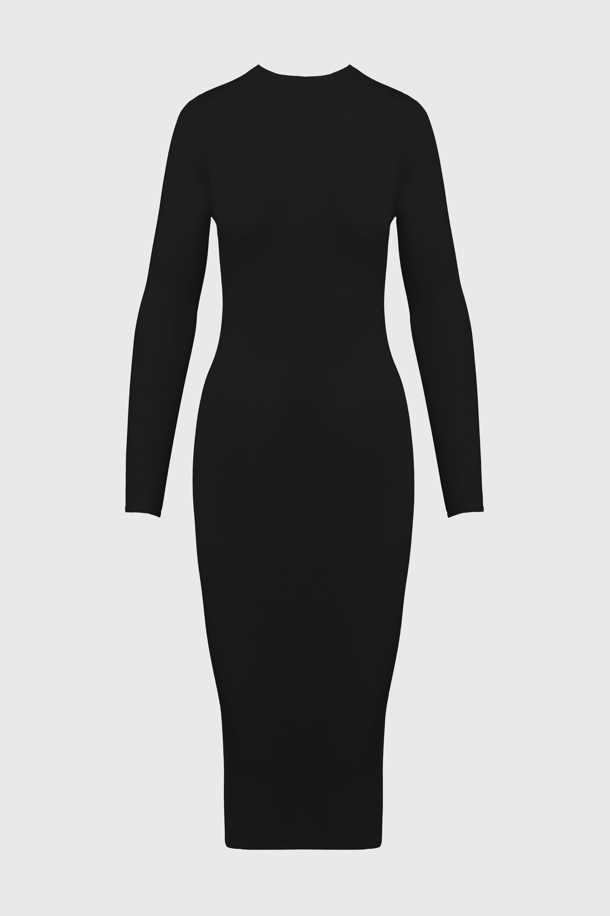 Women's Midi Dress Sculpt Mock Neckline NW by Naked Wardrobe, Black / M Women's Midi Dress Sculpt Mock Neckline NW by Naked Wardrobe, Black / M