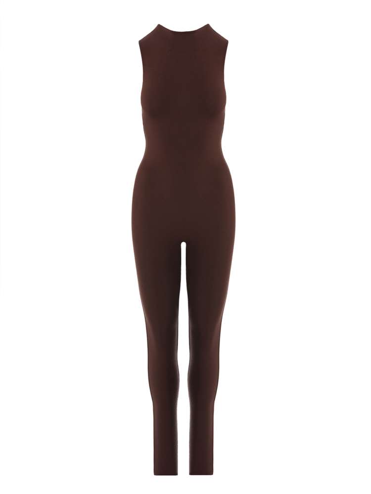 Jumpsuit Naked Wardrobe Black size M International in Viscose - 41029975
