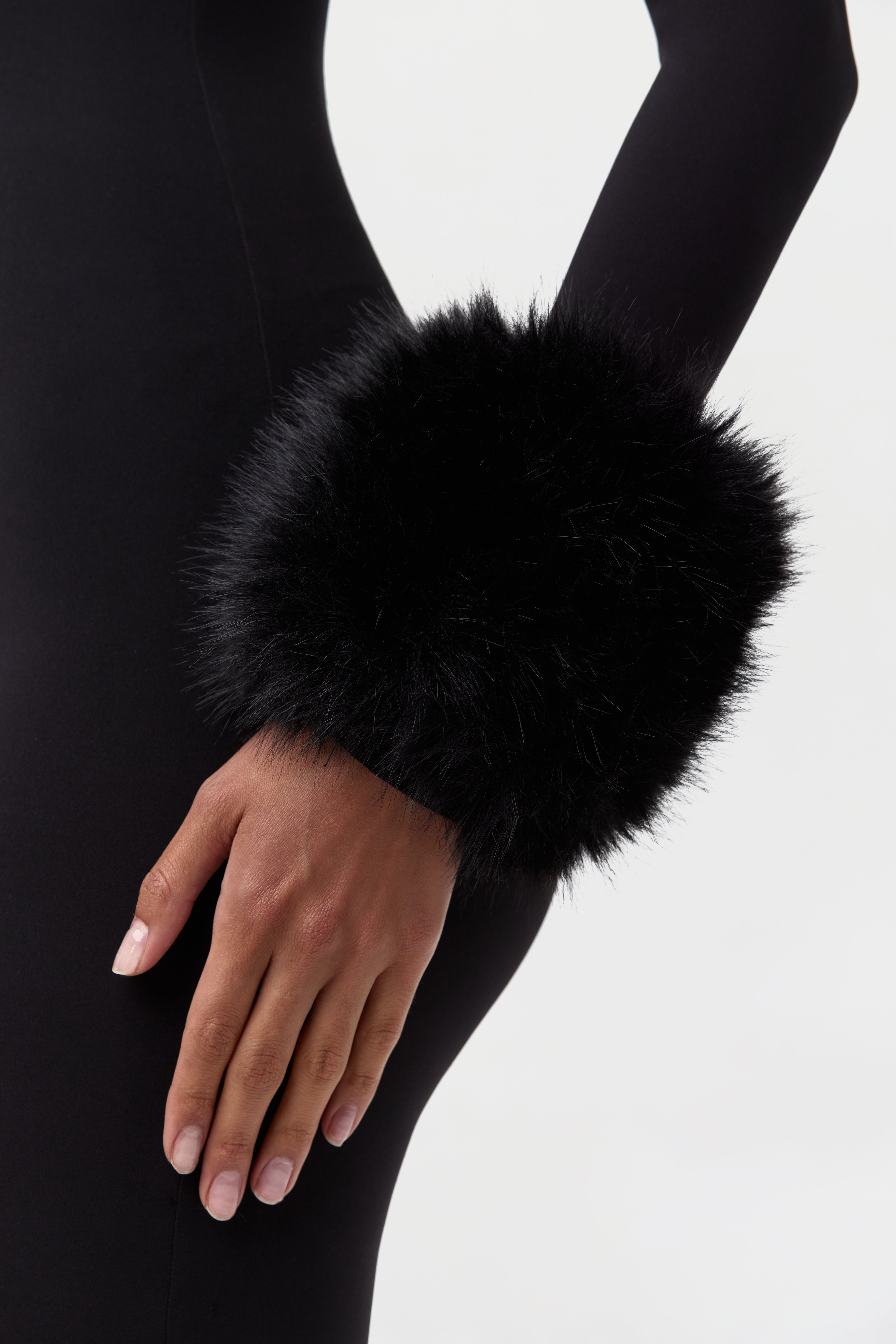 Faux Fur Plush Cuffs
