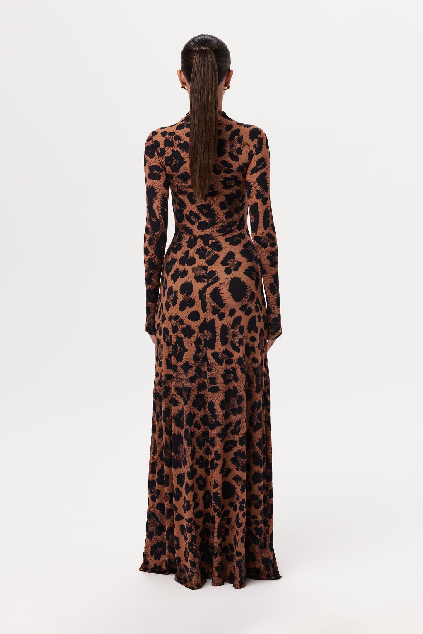 Naked Leopard Print Maxi Dress