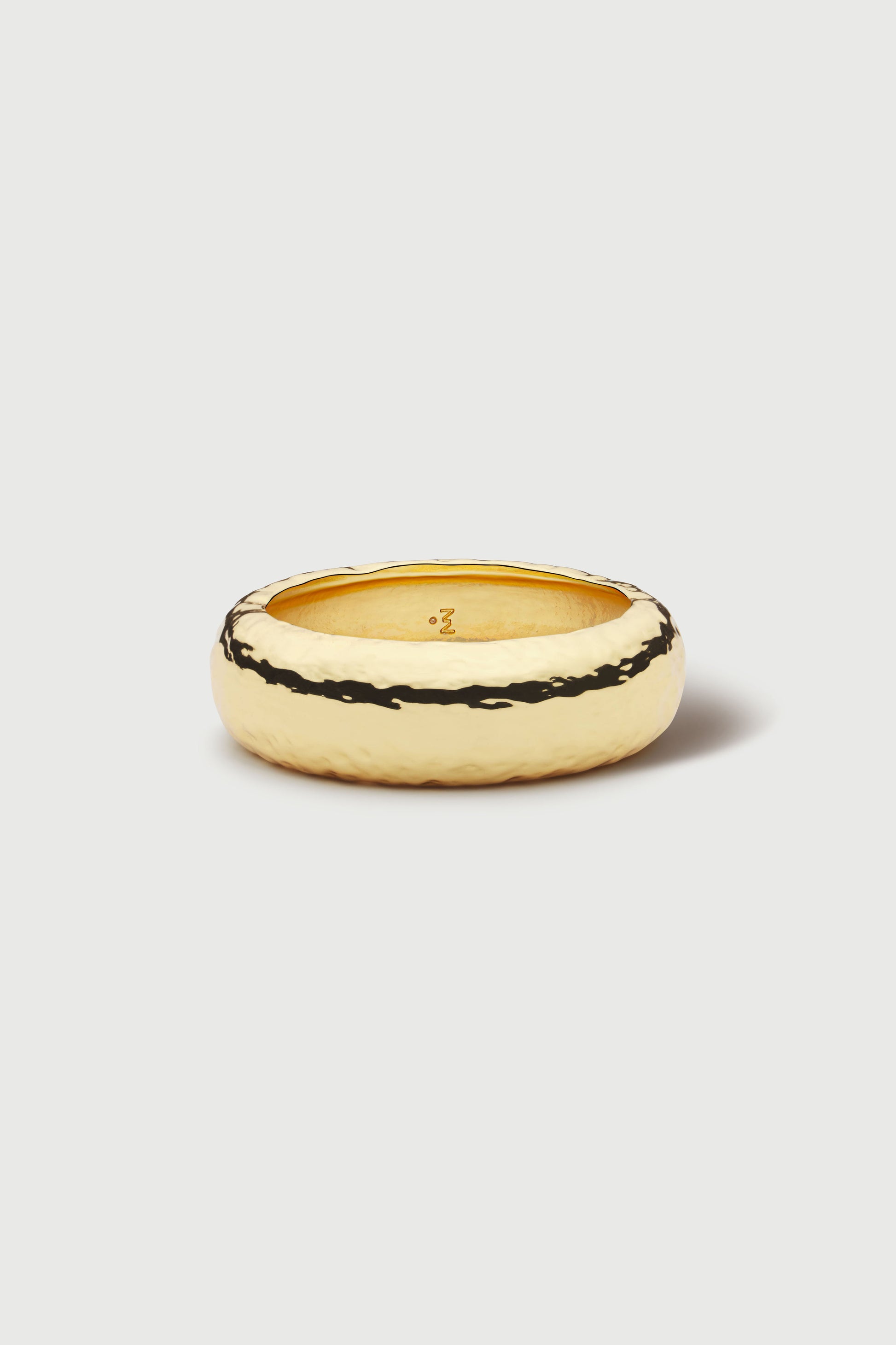 Gold Gold Hammered Bracelet