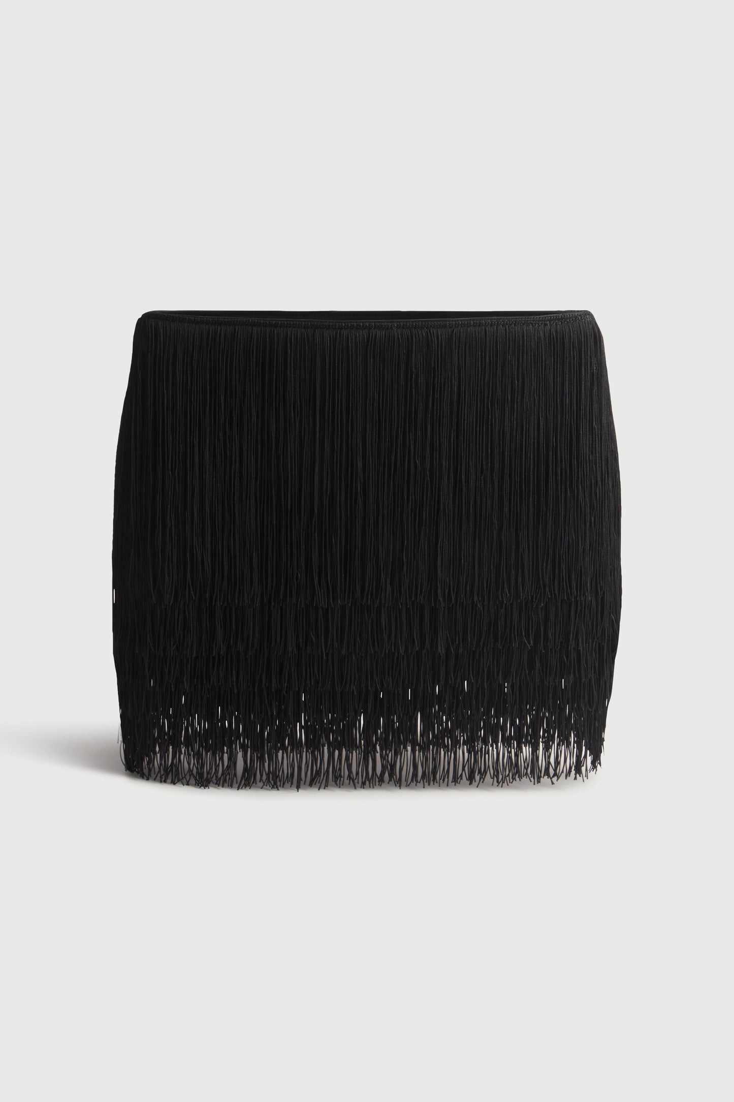 Black Fringe Statement Clutch