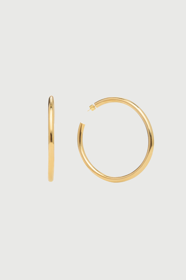 Gold Large Hoops