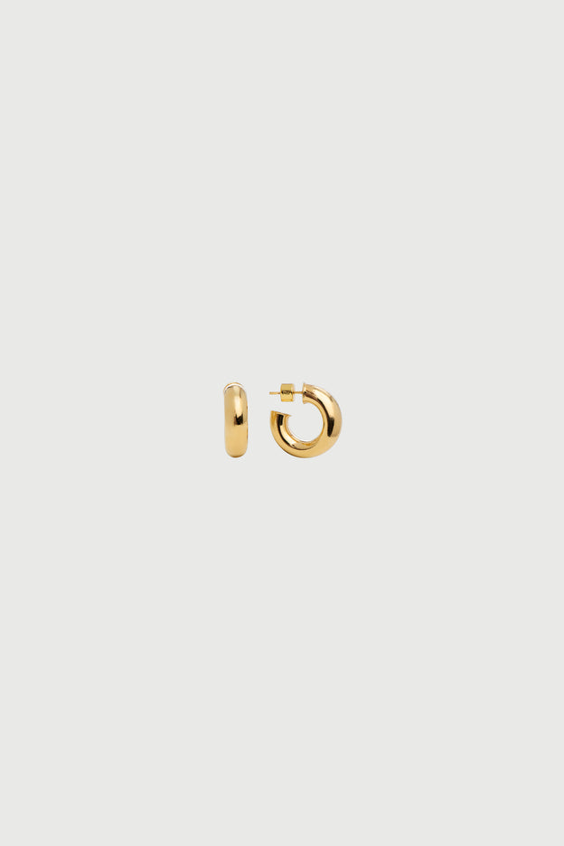 Gold Baby Hoops