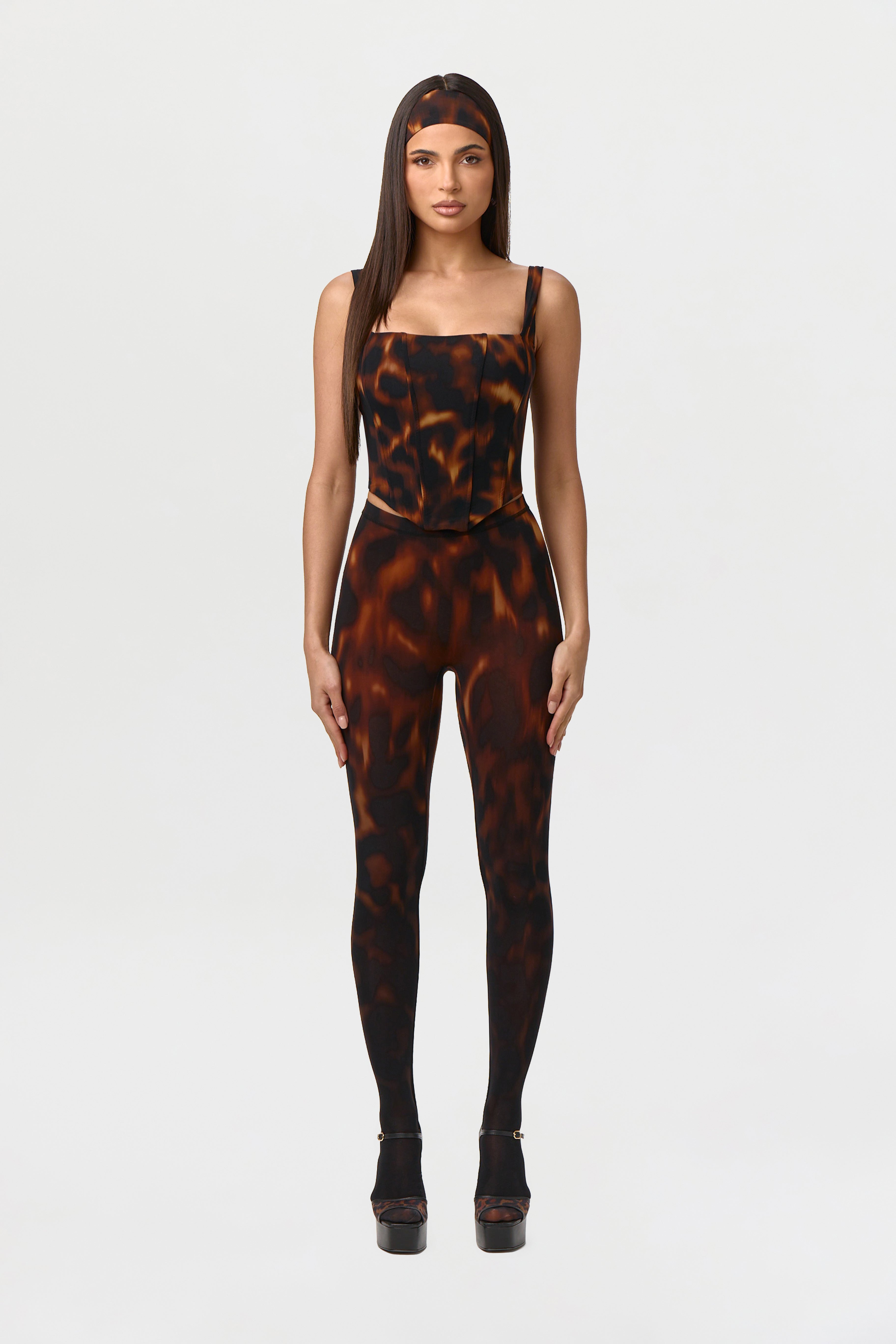 Bare Body Tortoise Closed Toe Legging