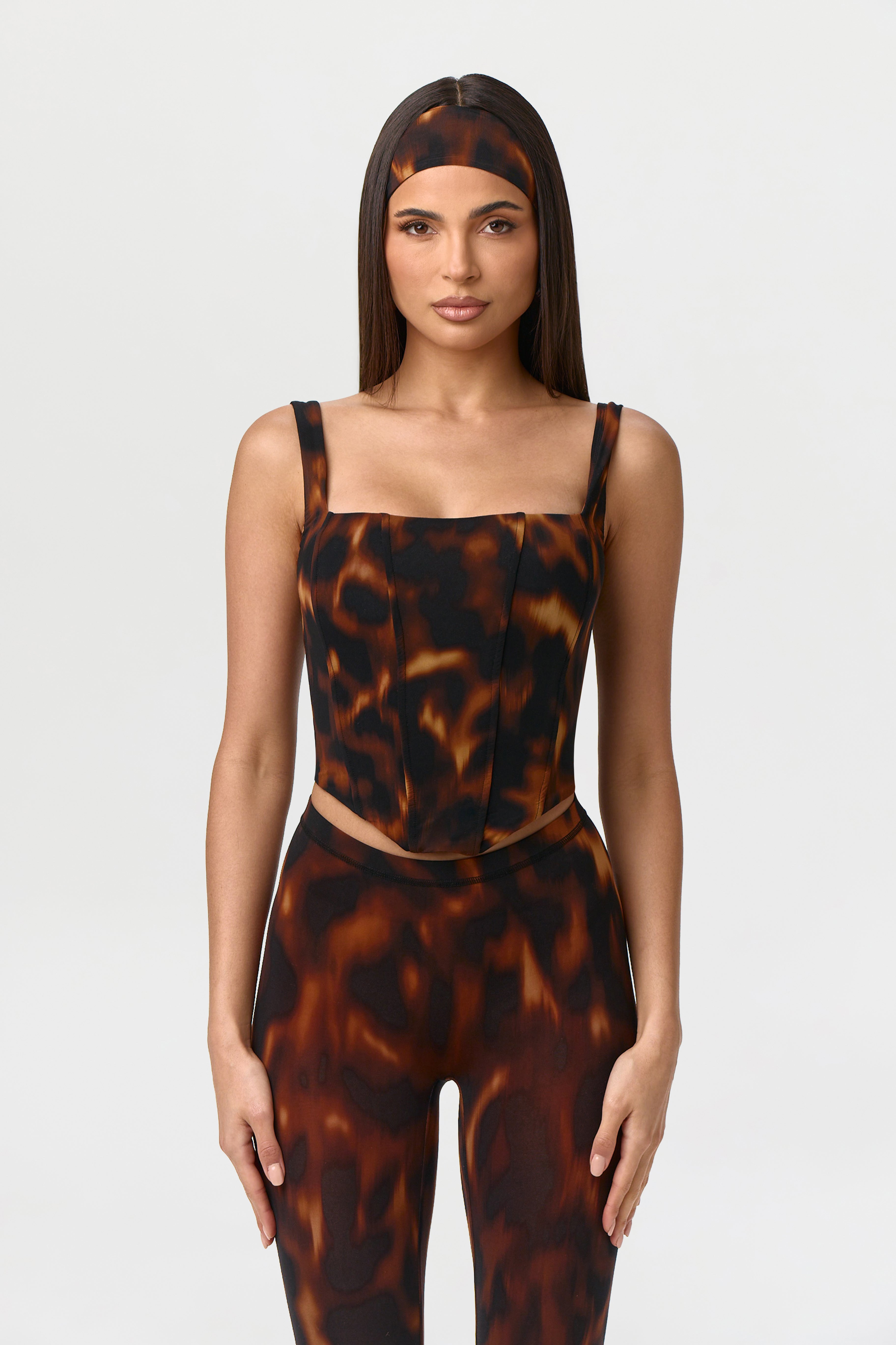 Bare Body Tortoise Corset Top