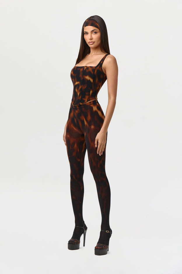 Bare Body Tortoise Closed Toe Legging