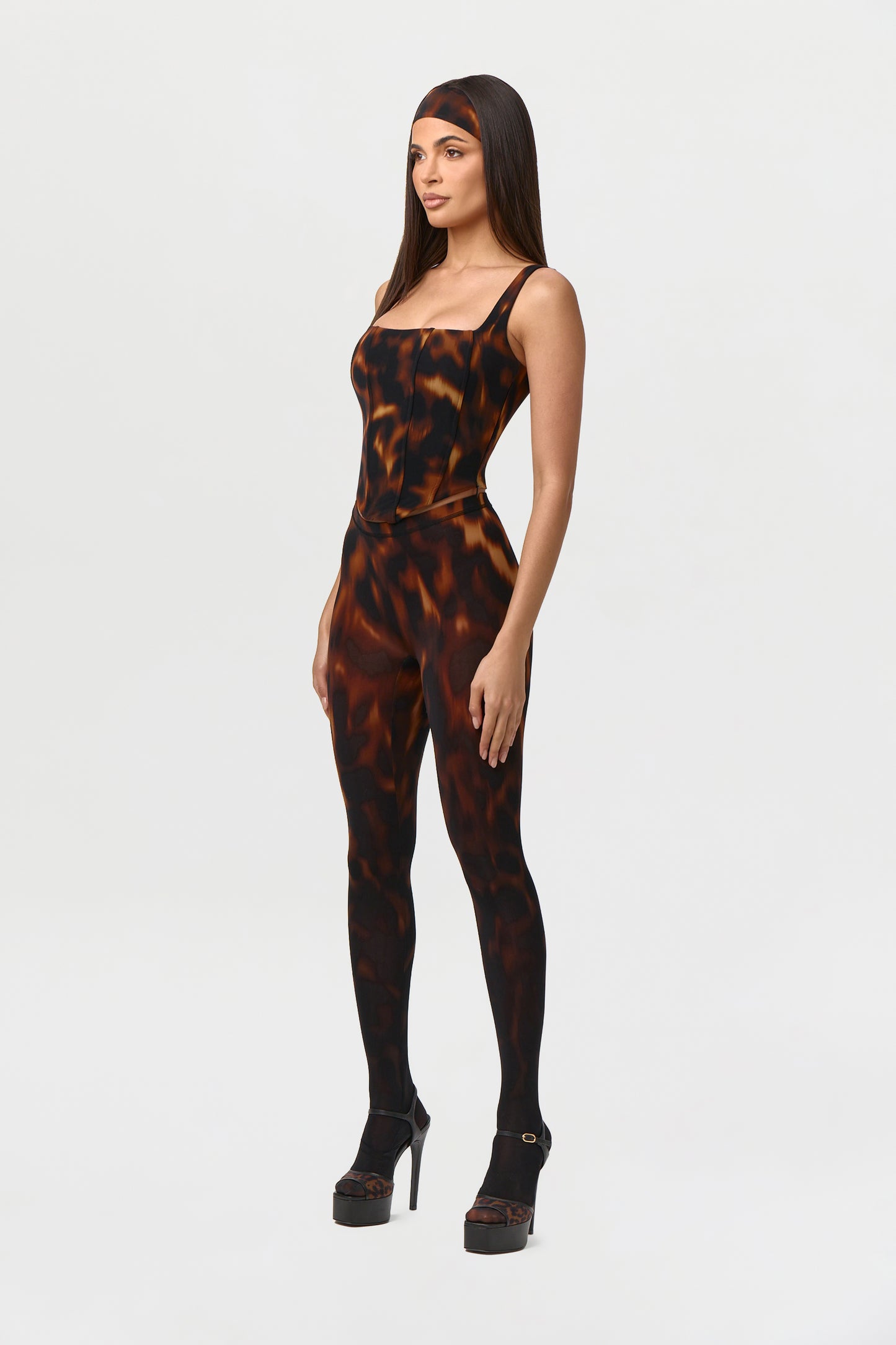 Bare Body Tortoise Corset Top