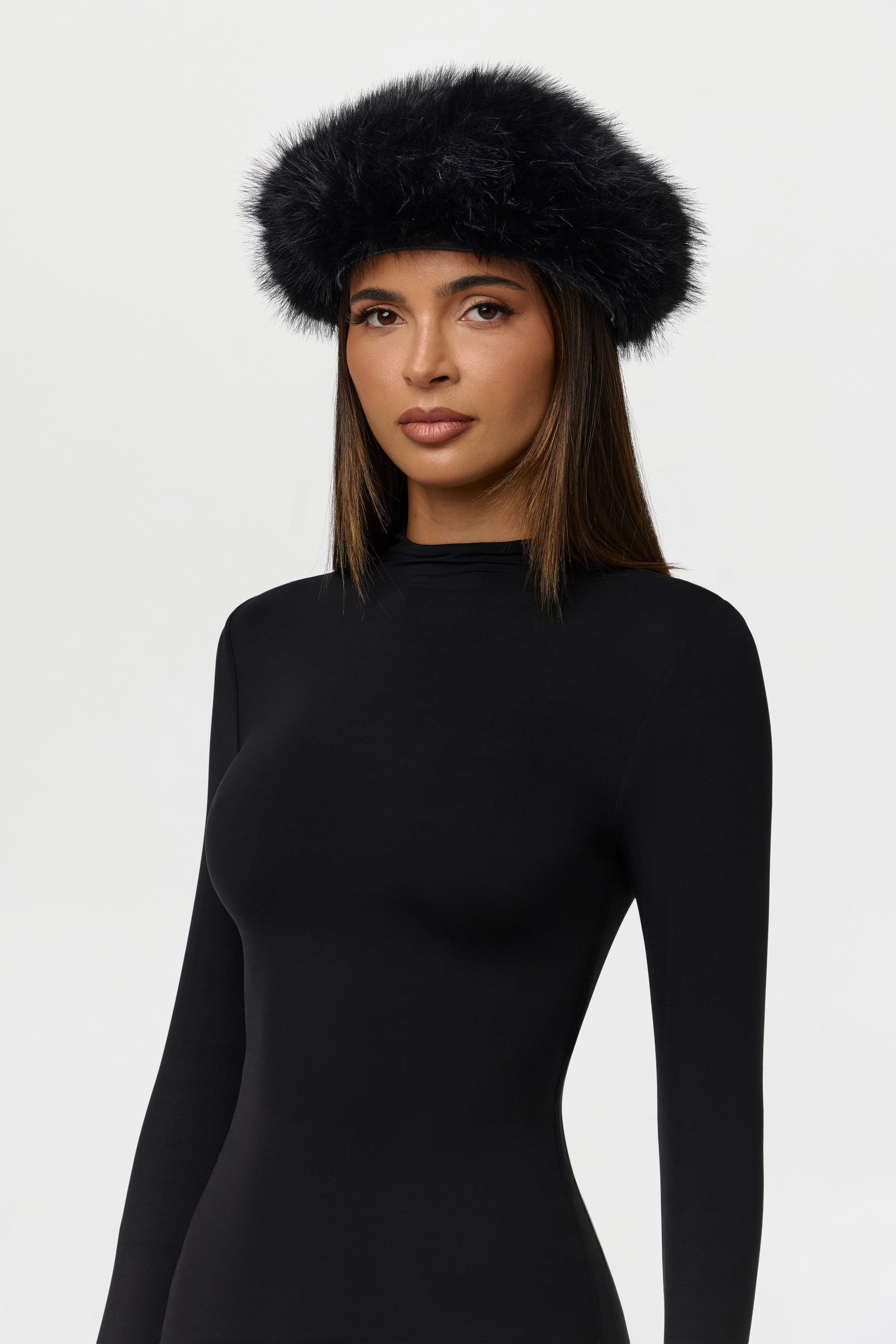 Faux Fur Beret