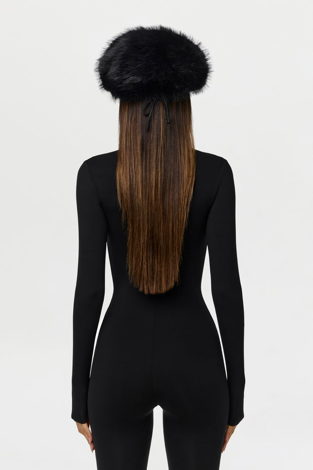 Faux Fur Beret