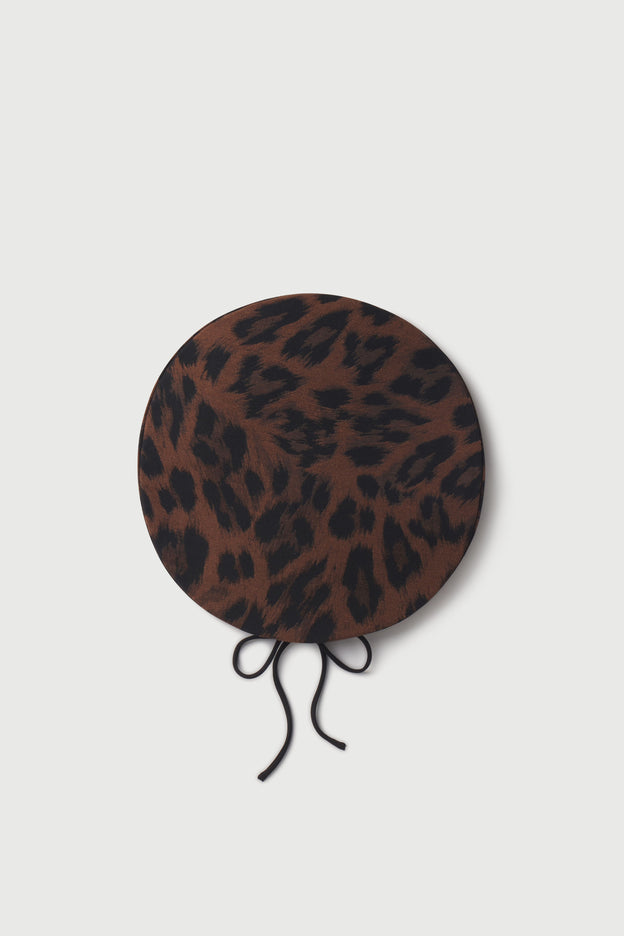 Suited Print Beret