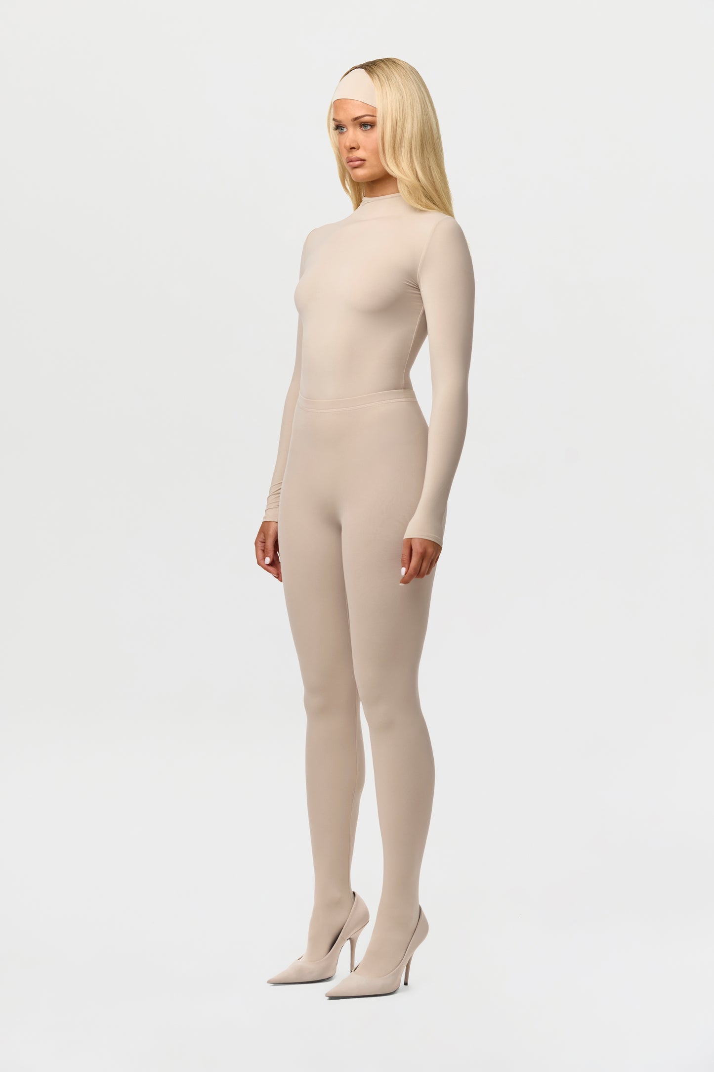 Naked Mock Neck Bodysuit