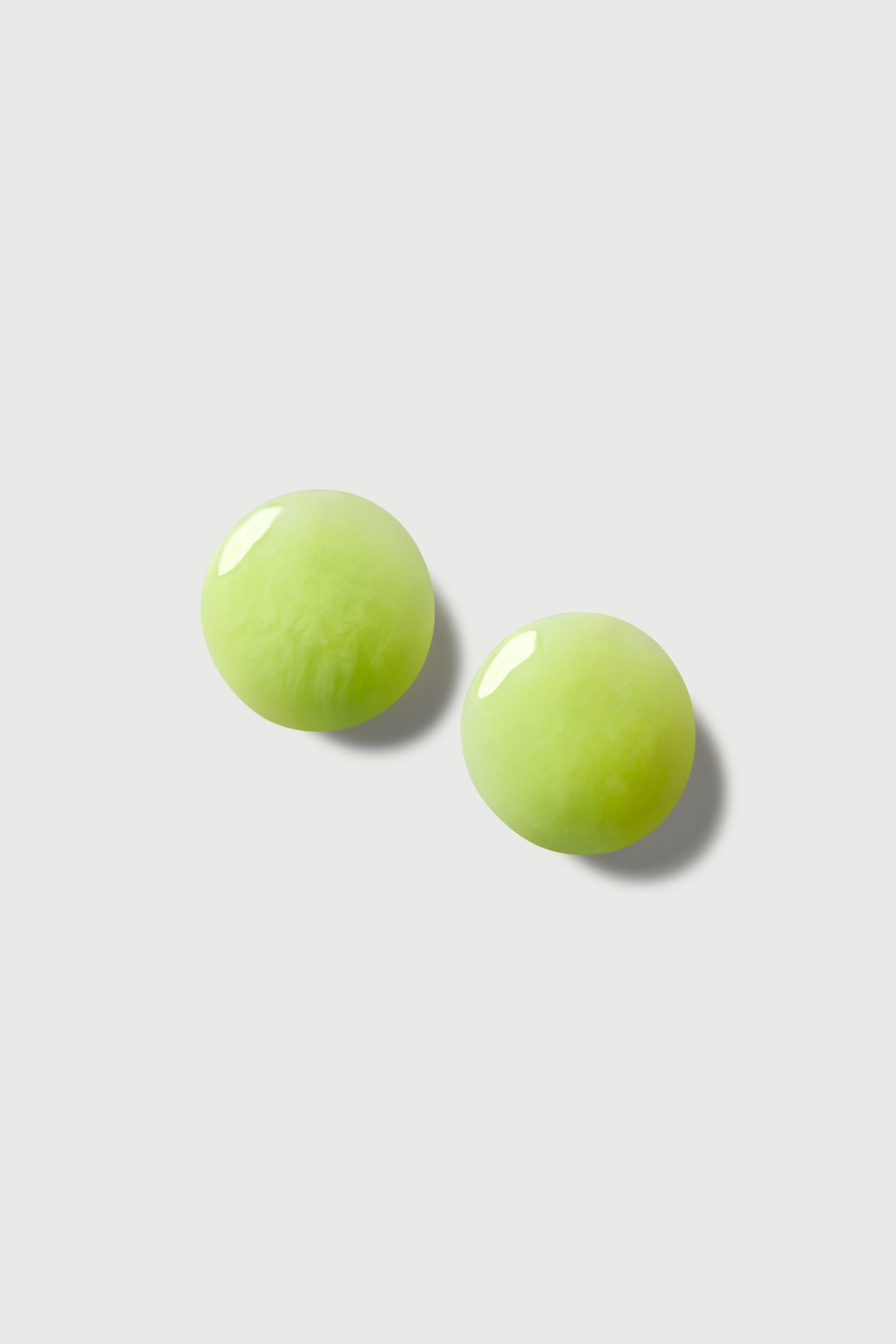 Resin Round Earrings