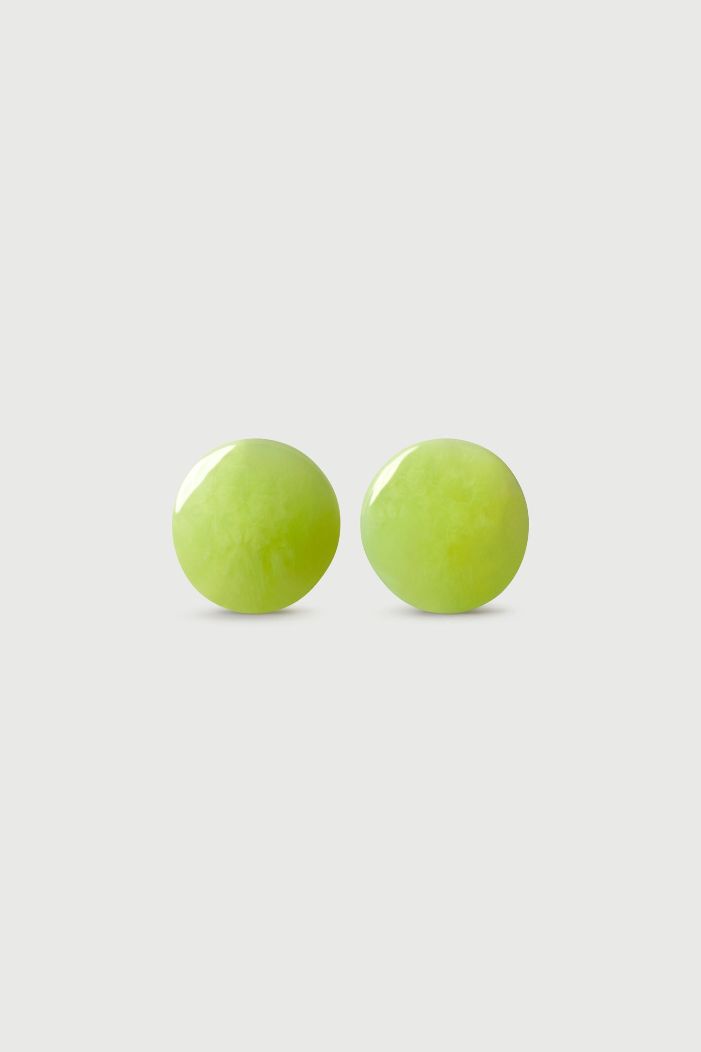 Resin Round Earrings