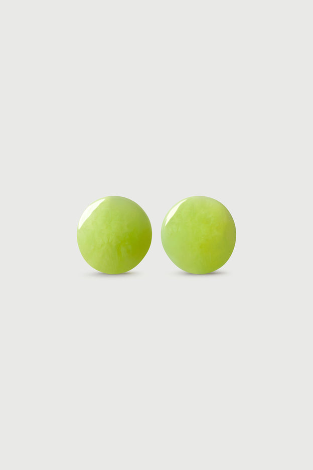 Resin Round Earrings