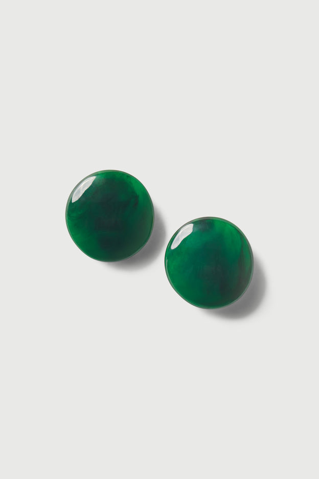 Resin Round Earrings
