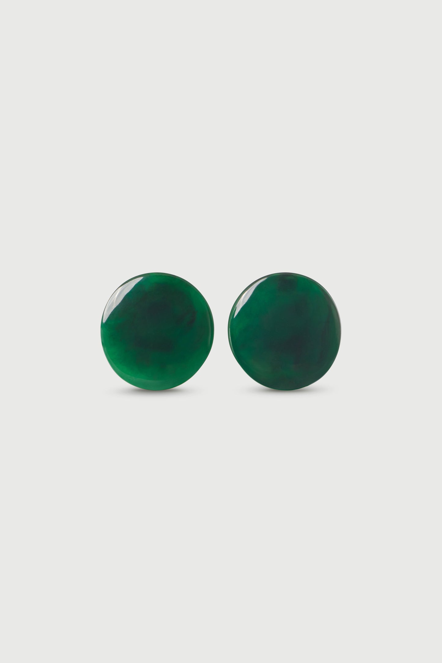 Resin Round Earrings