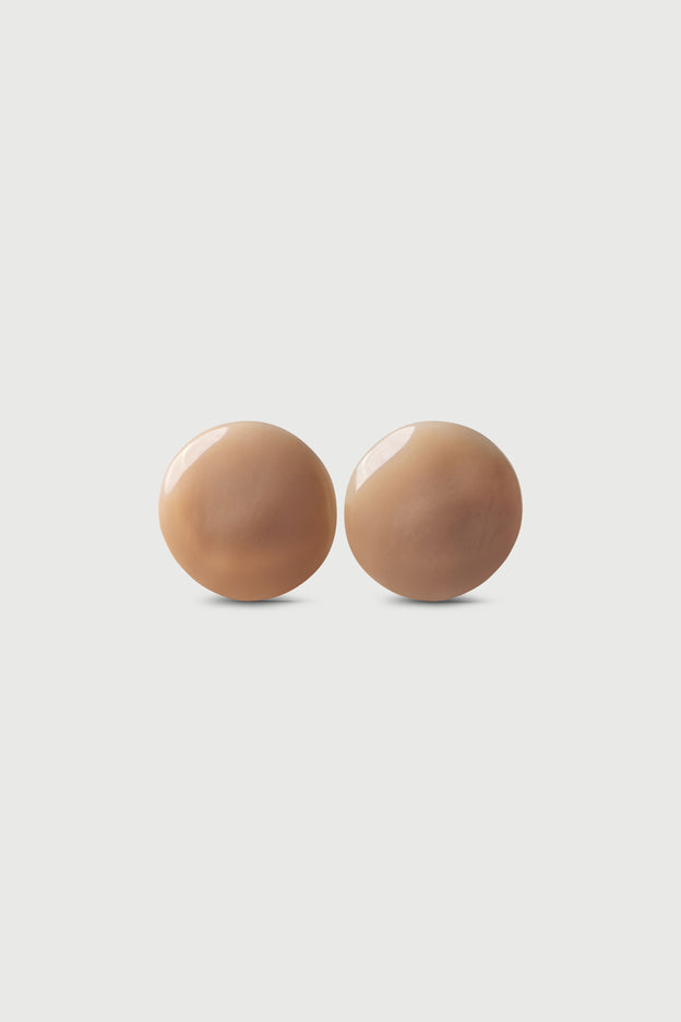 Resin Round Earrings